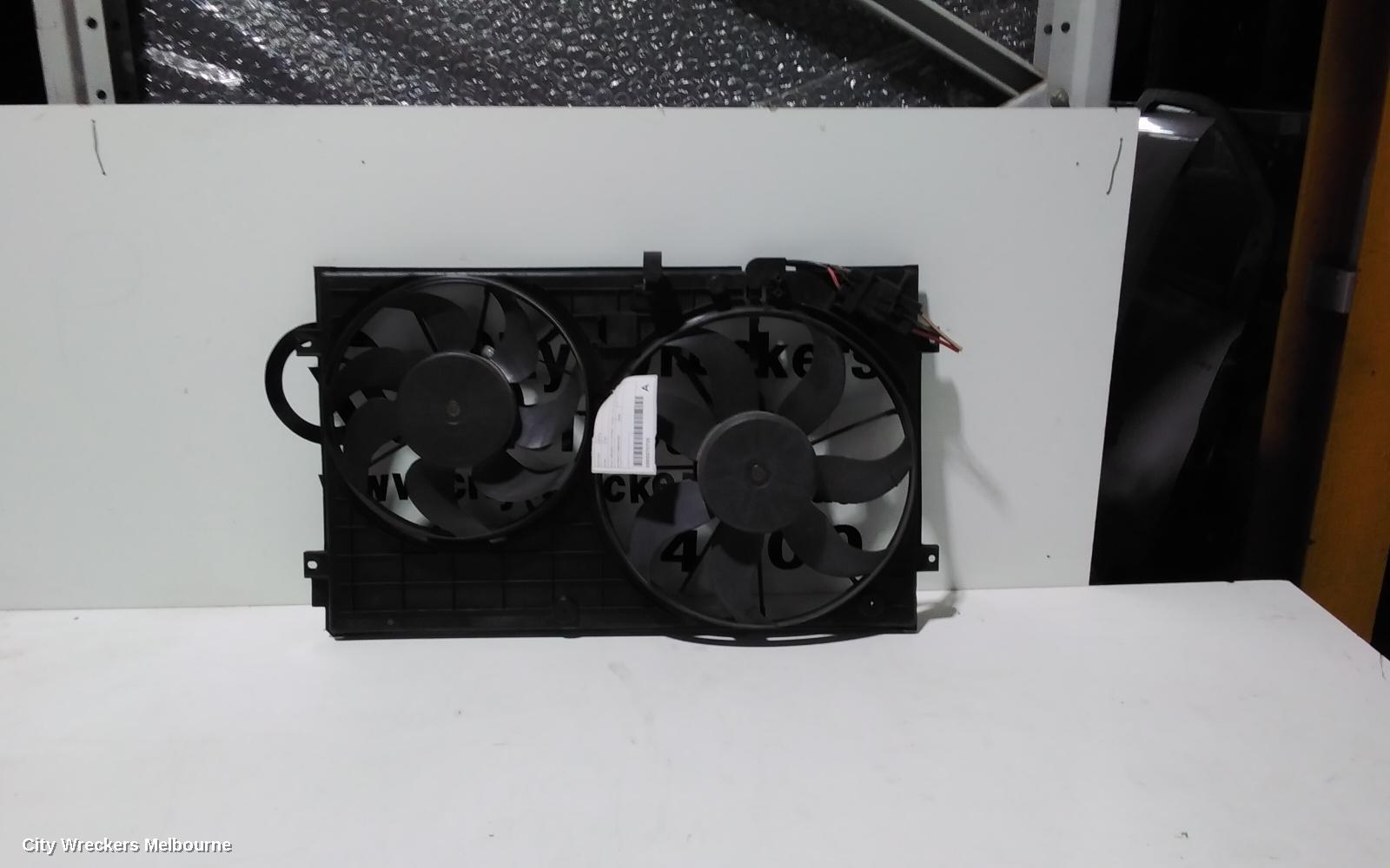 VOLKSWAGEN JETTA FAN, DUAL FAN ASSY, 2.0, PETROL, 147KW, 1KM, 02/2006 - 07/2011