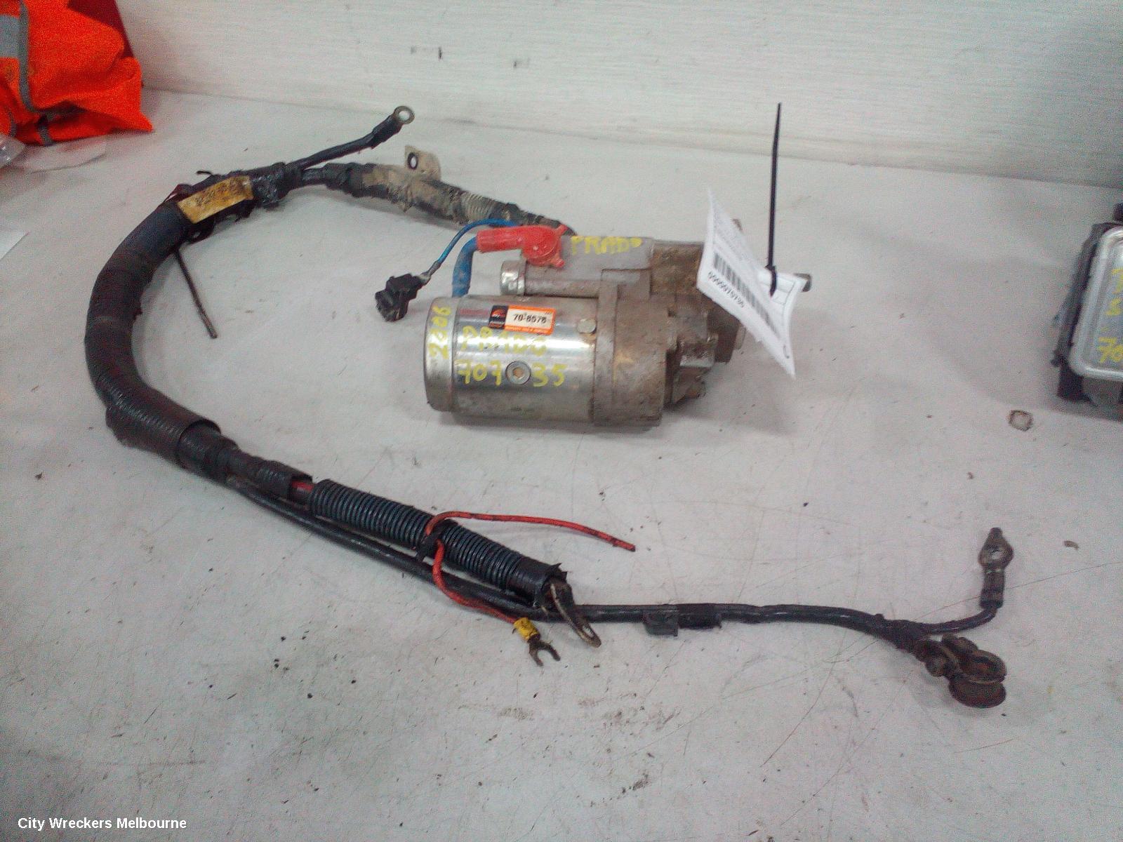 TOYOTA PRADO STARTER, DIESEL, 3.0, 1KZ-TE, TURBO, 120 SERIES, 02/2003 - 10/2006