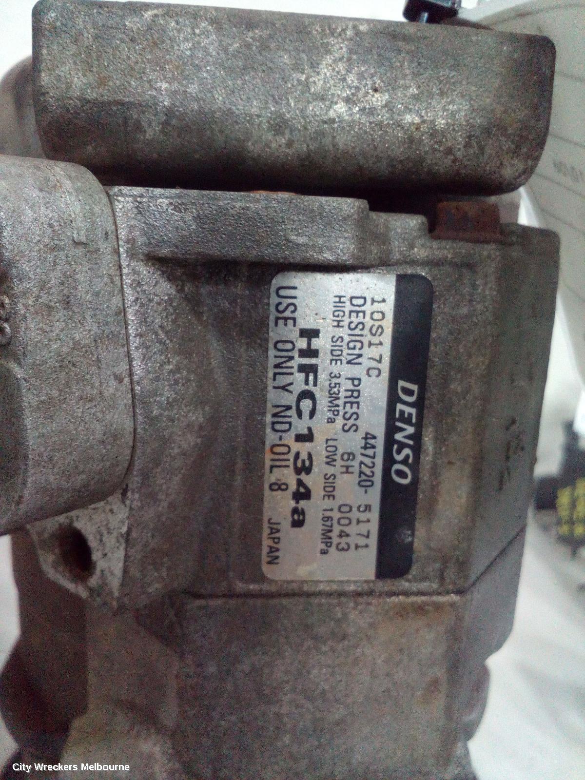TOYOTA PRADO A/C COMPRESSOR, 120 SERIES, 3.0, 1KD-FTV, DIESEL, NON CLIMATE CONTROL TYPE, 11/2006 - 10/2009