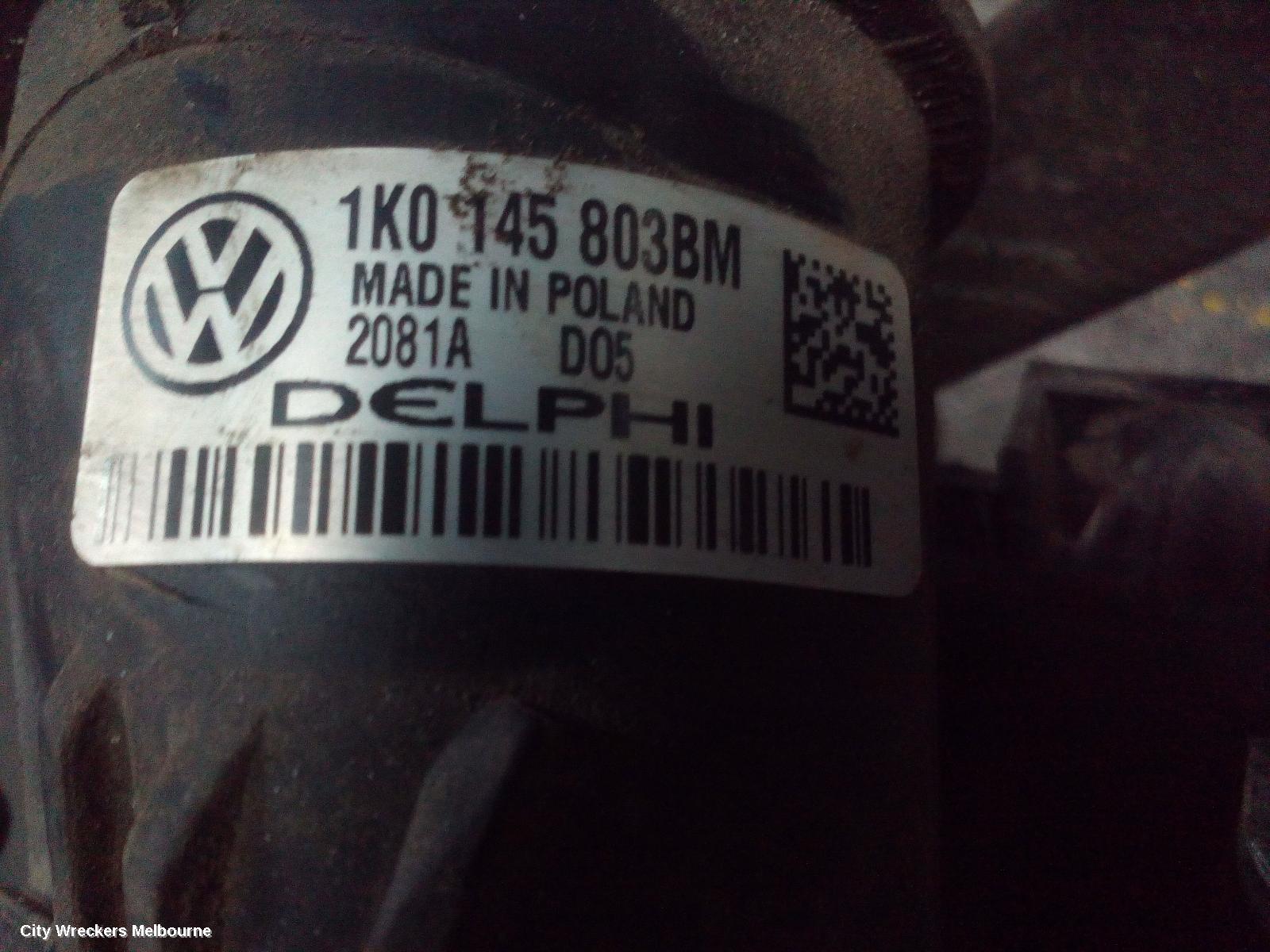 VOLKSWAGEN JETTA INTERCOOLER, DIESEL, CFFB CODE, 1B, 02/2011 - 12/2017