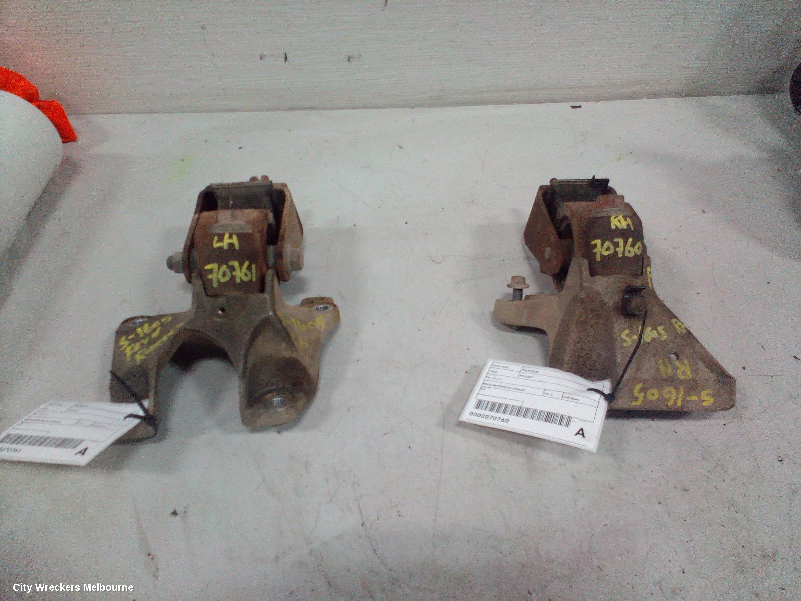 FORD RANGER MOUNT, ENGINE MOUNT (LH SIDE), DIESEL, 3.2, P5AT, TURBO, PX SERIES 1, 06/2011 - 06/2015