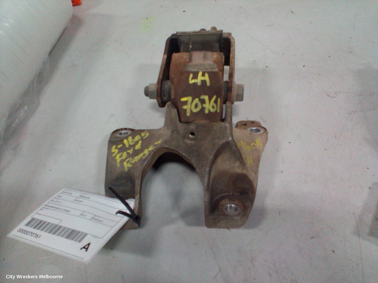 FORD RANGER MOUNT, ENGINE MOUNT (LH SIDE), DIESEL, 3.2, P5AT, TURBO, PX SERIES 1, 06/2011 - 06/2015