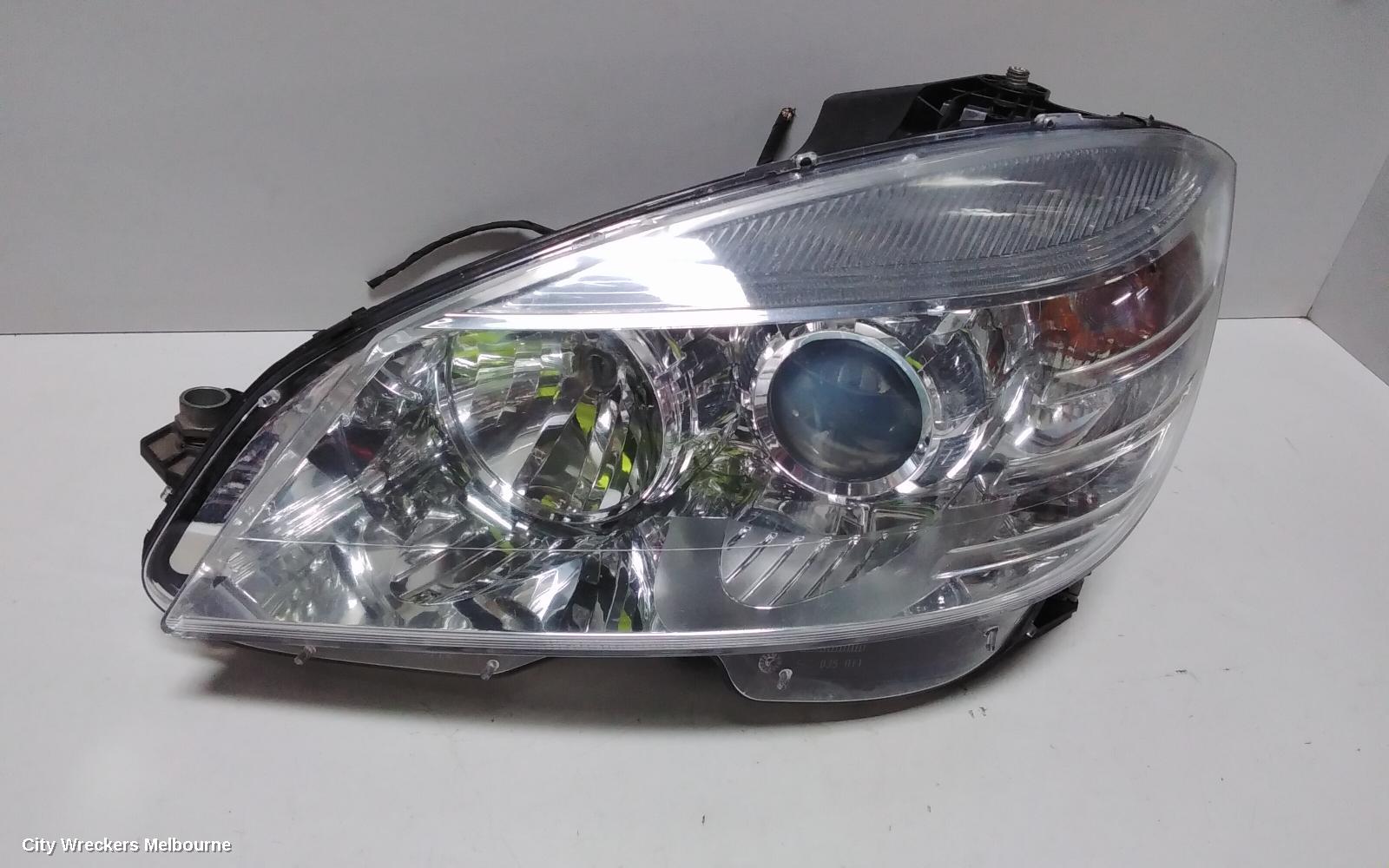 MERCEDES CLC CLASS LEFT HEADLAMP, STD TYPE, CL203, 08/2008 - 03/2011