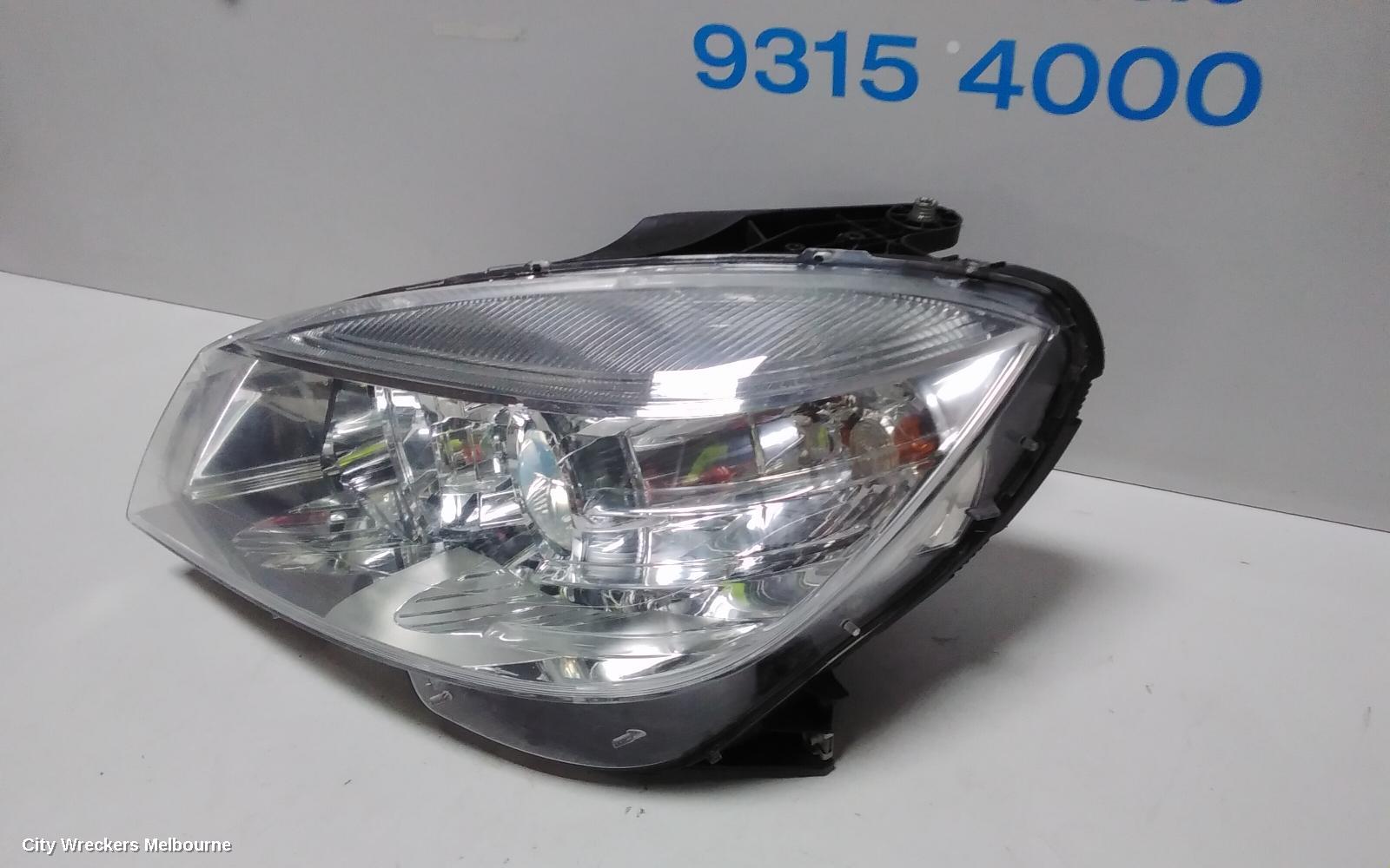 MERCEDES CLC CLASS LEFT HEADLAMP, STD TYPE, CL203, 08/2008 - 03/2011