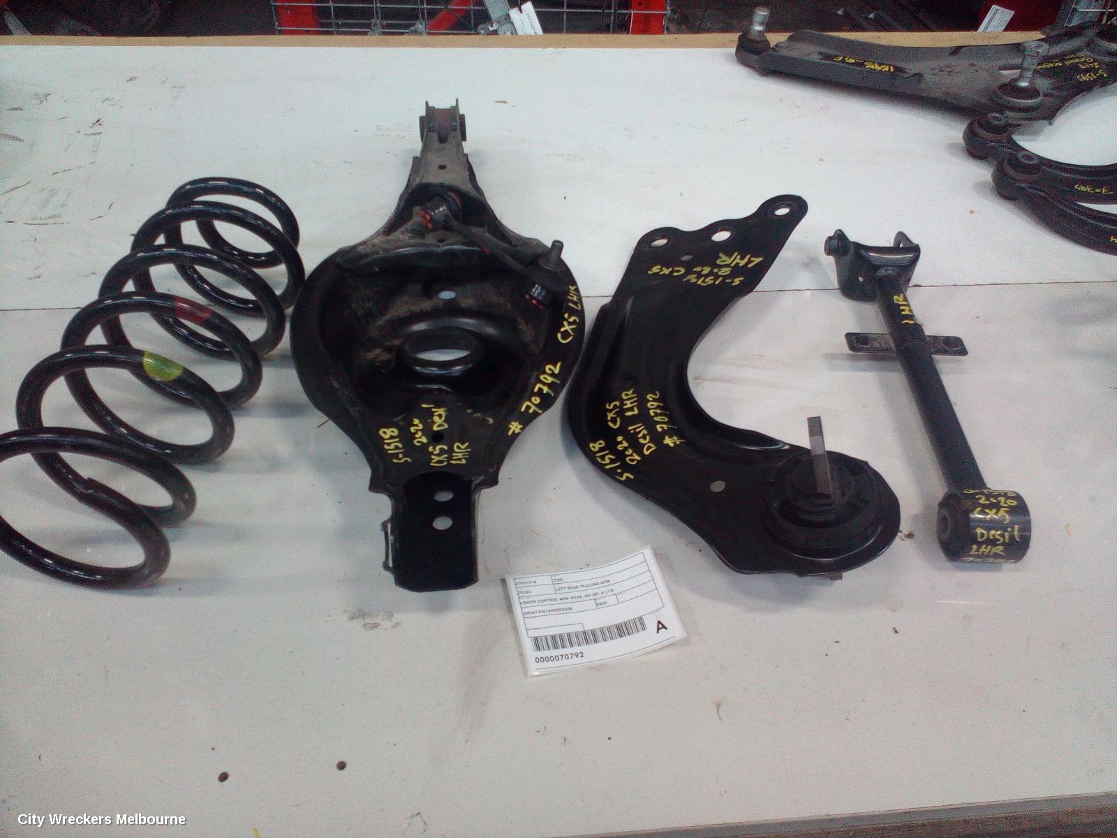 MAZDA CX5 LEFT REAR TRAILING ARM, LOWER CONTROL ARM-REAR, KE-KF, 01/2015 ONWARDS