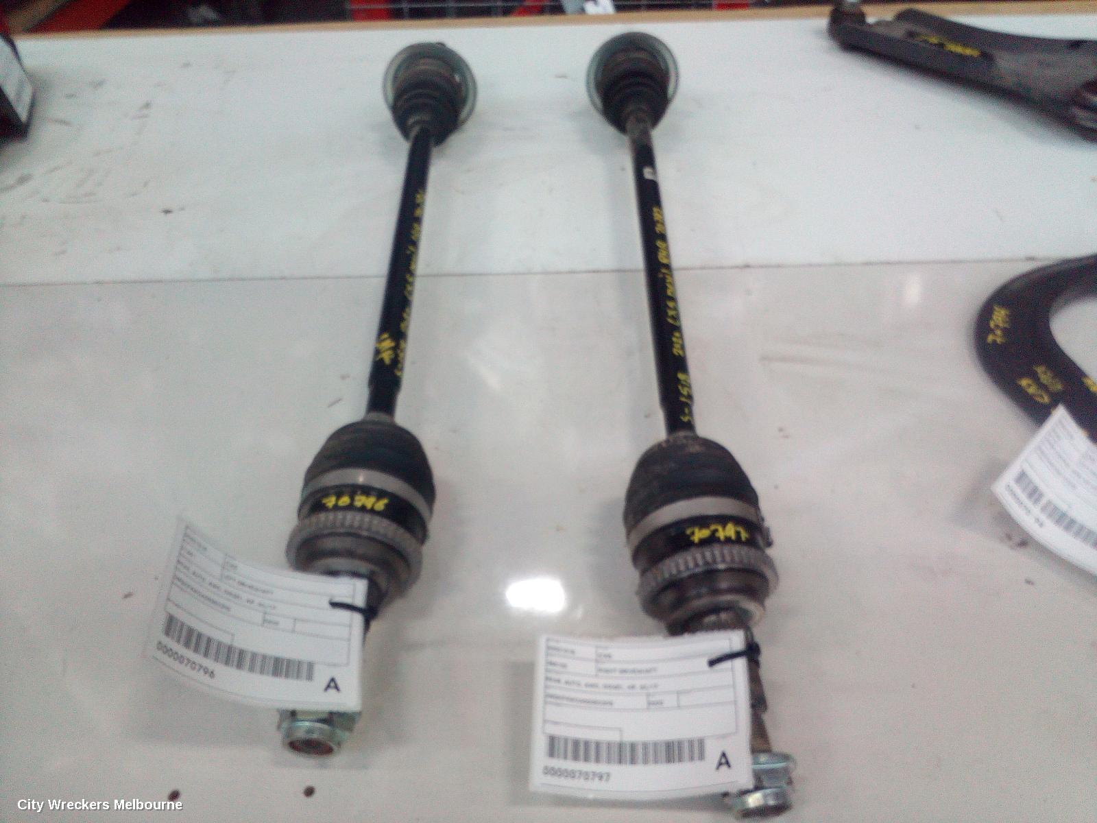 MAZDA CX5 LEFT DRIVESHAFT, REAR, AUTO, AWD, DIESEL, KF, 02/2017 ONWARDS
