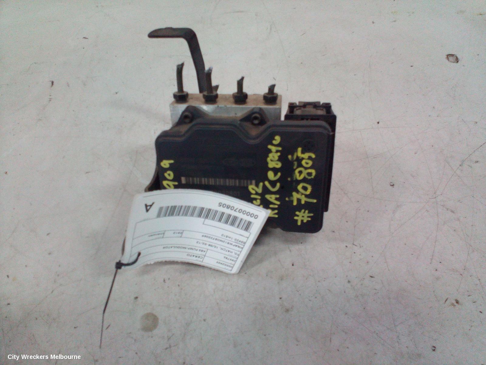 KIA CERATO ABS PUMP/MODULATOR, TD, HATCH, 10/2008 - 03/2013