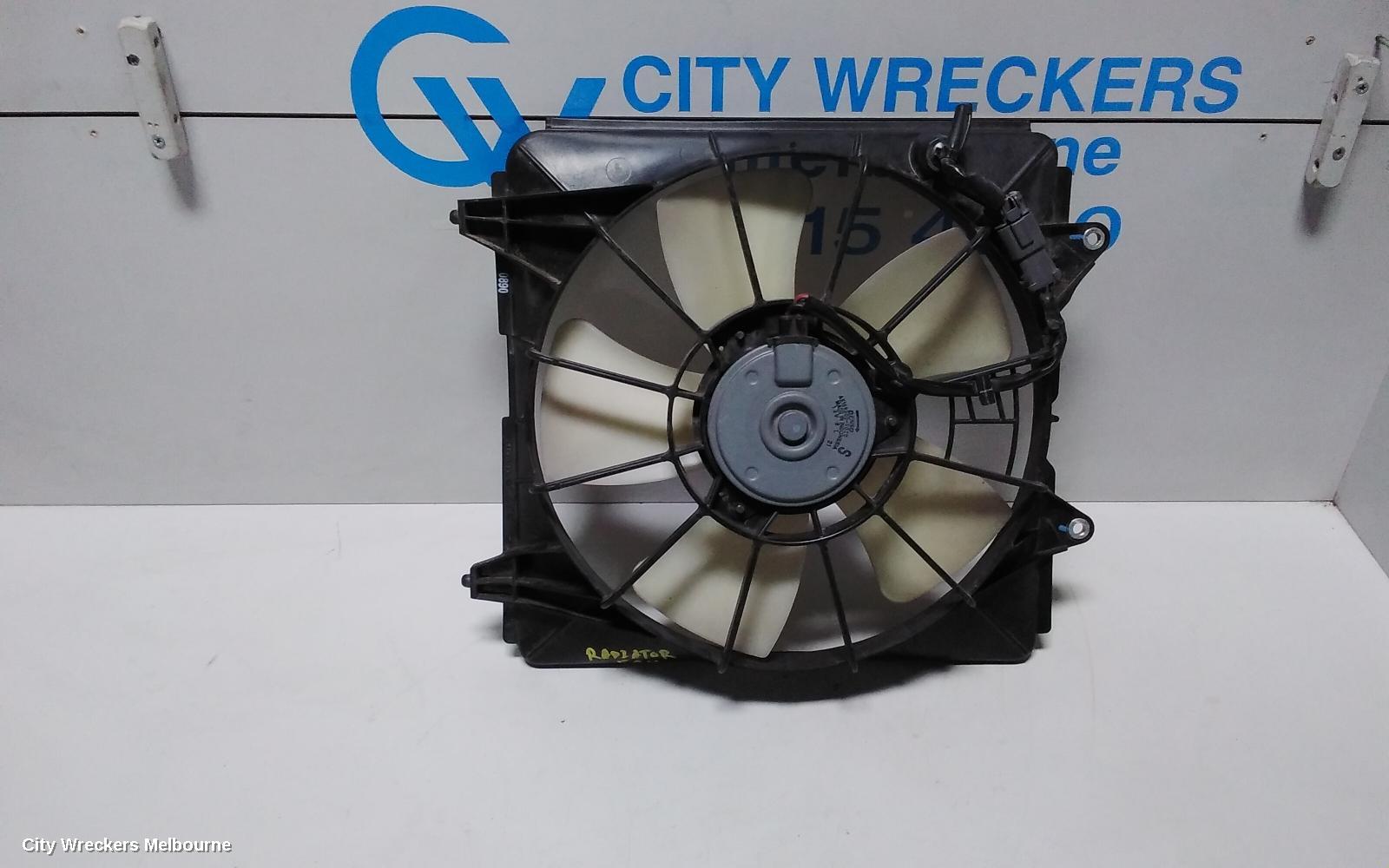 HONDA CIVIC FAN, FAN LH (PASSENGER SIDE), 1.8, R18A1, 5 BLADES, 8TH GEN (VIN MRHFD), 02/2006 - 12/2011
