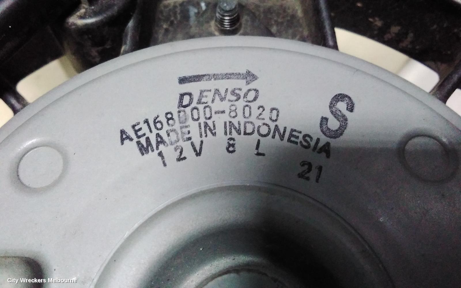 HONDA CIVIC FAN, FAN LH (PASSENGER SIDE), 1.8, R18A1, 5 BLADES, 8TH GEN (VIN MRHFD), 02/2006 - 12/2011