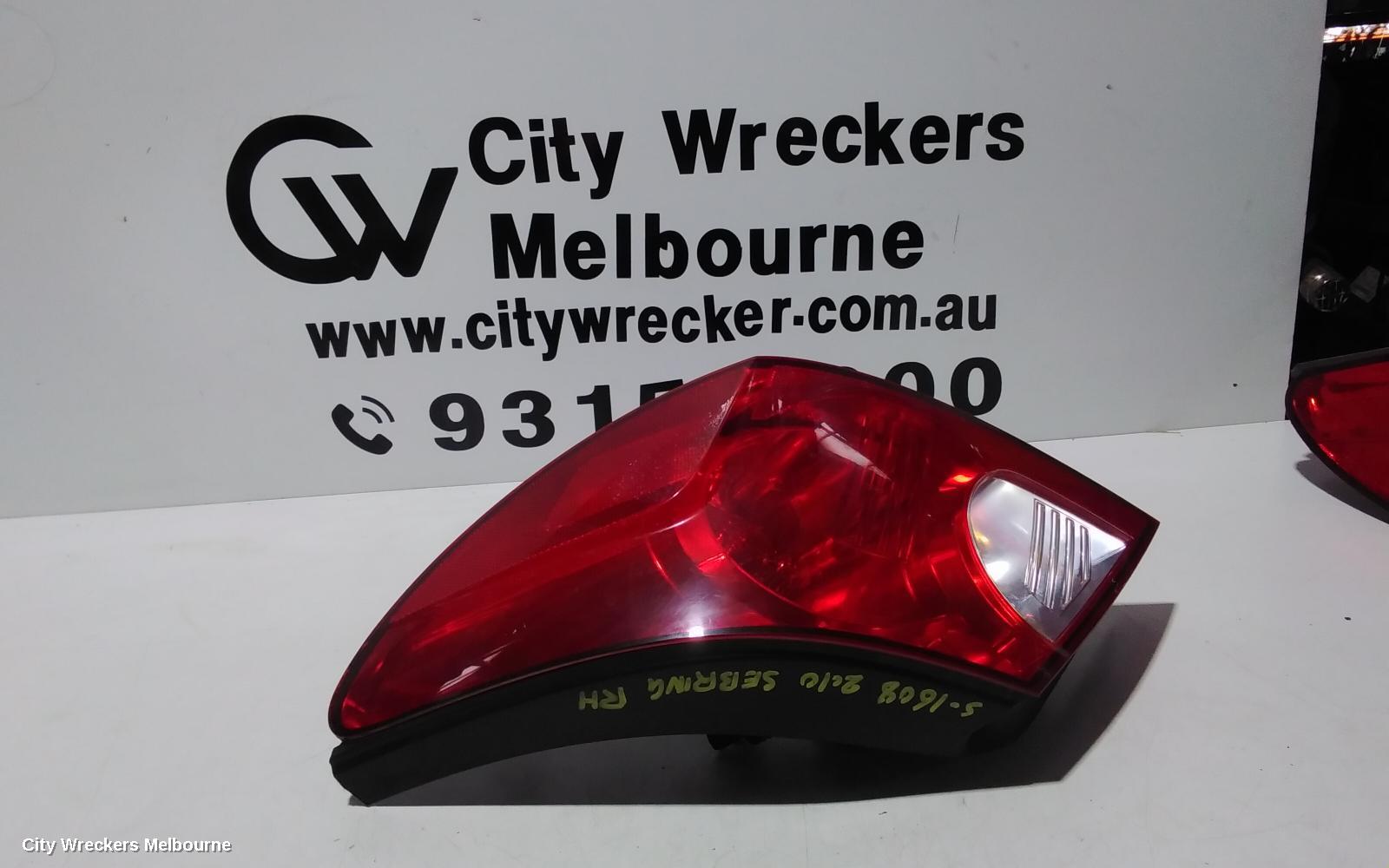 CHRYSLER SEBRING RIGHT TAILLIGHT, JS, CABRIO, 05/2007 - 02/2011