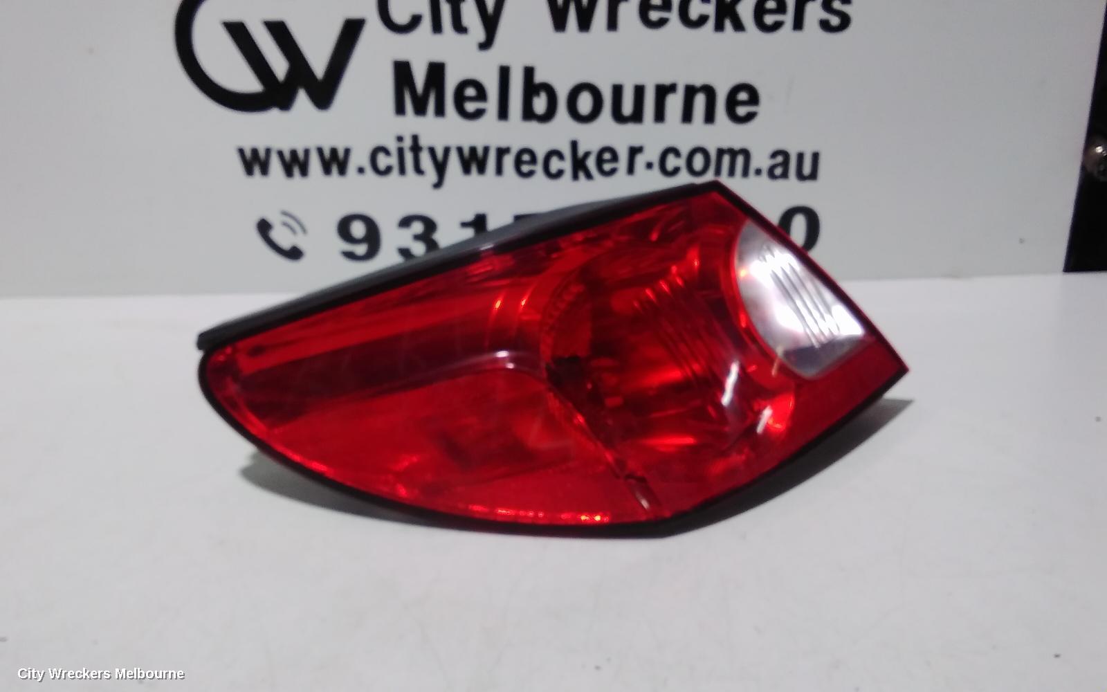 CHRYSLER SEBRING LEFT TAILLIGHT, JS, CABRIO, 05/2007 - 02/2011