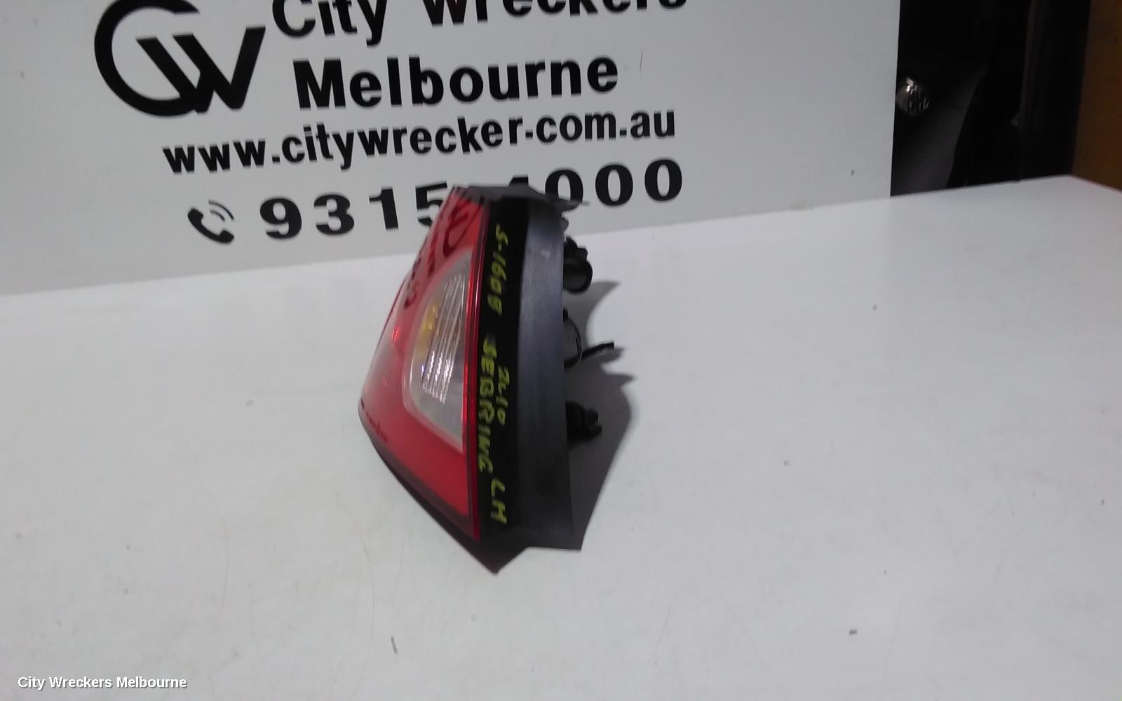 CHRYSLER SEBRING LEFT TAILLIGHT, JS, CABRIO, 05/2007 - 02/2011