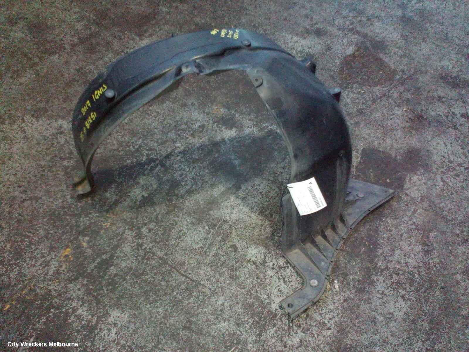 SUZUKI IGNIS LEFT GUARD LINER, MF, 11/2016 - 02/2020