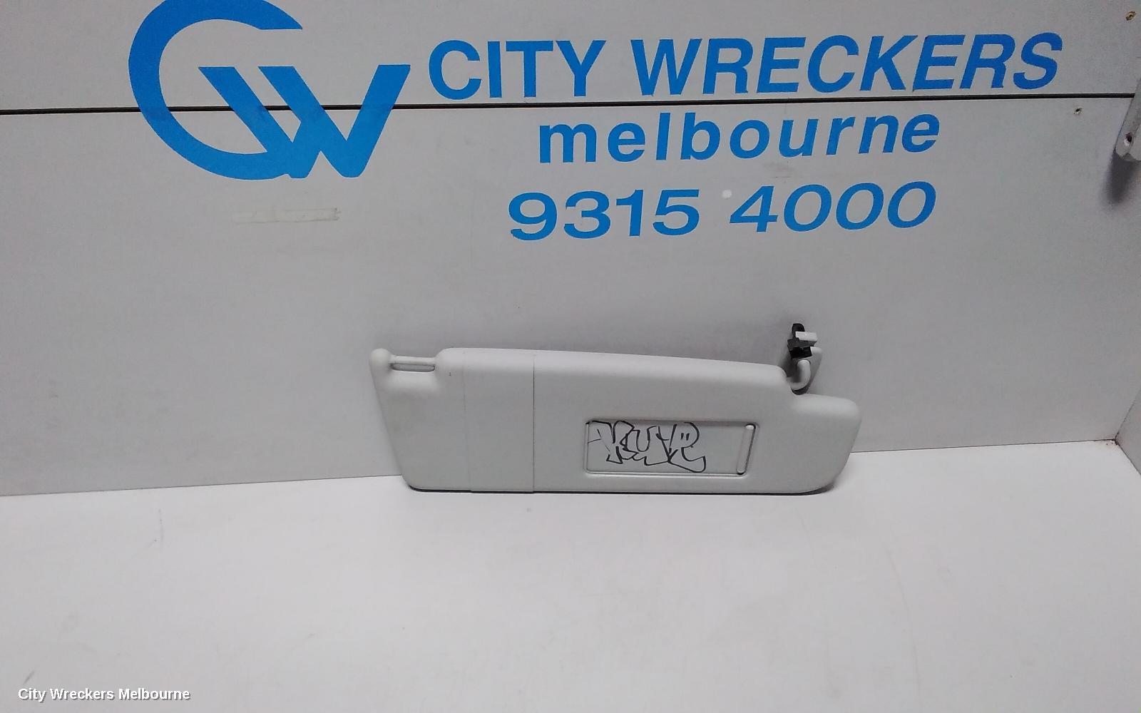 VOLKSWAGEN PASSAT SUNVISOR, 3C/MK6 B7, RH SIDE, 09/2010 - 05/2015