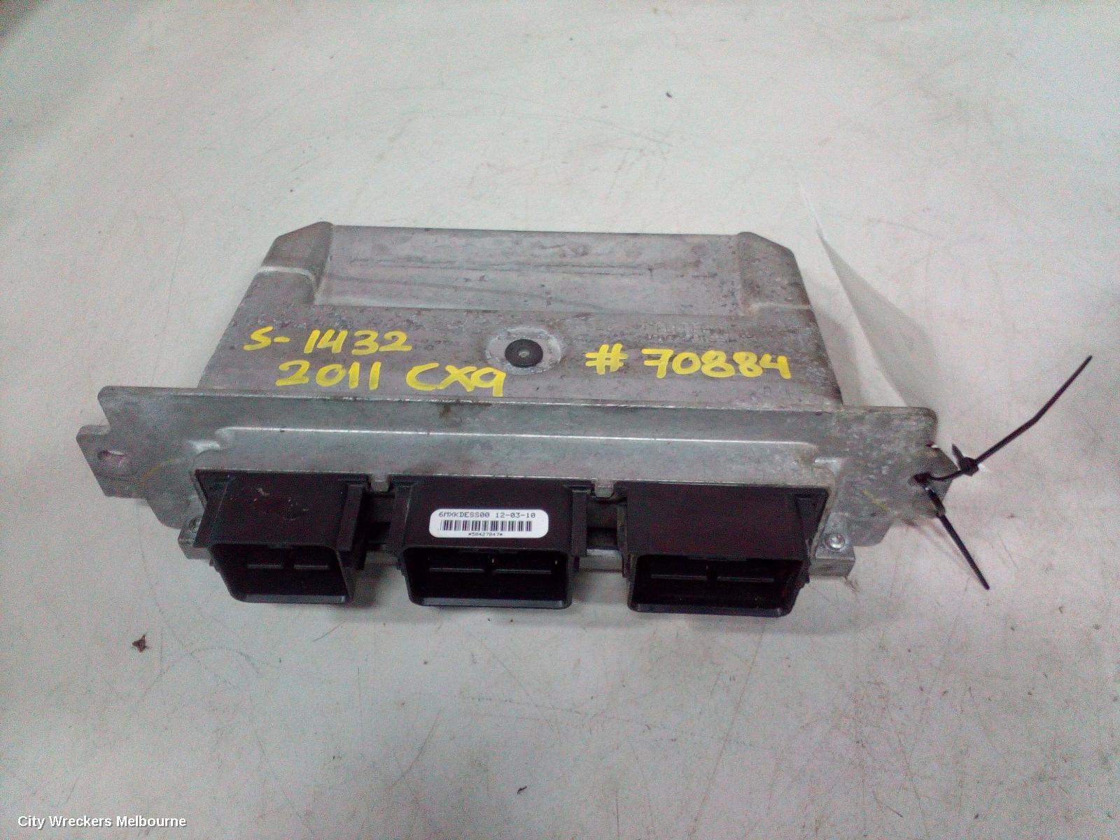 MAZDA CX9 ECU, ENGINE ECU, 3.7, PETROL, AUTO T/M, ECU ONLY, TB, 12/2007 - 12/2015