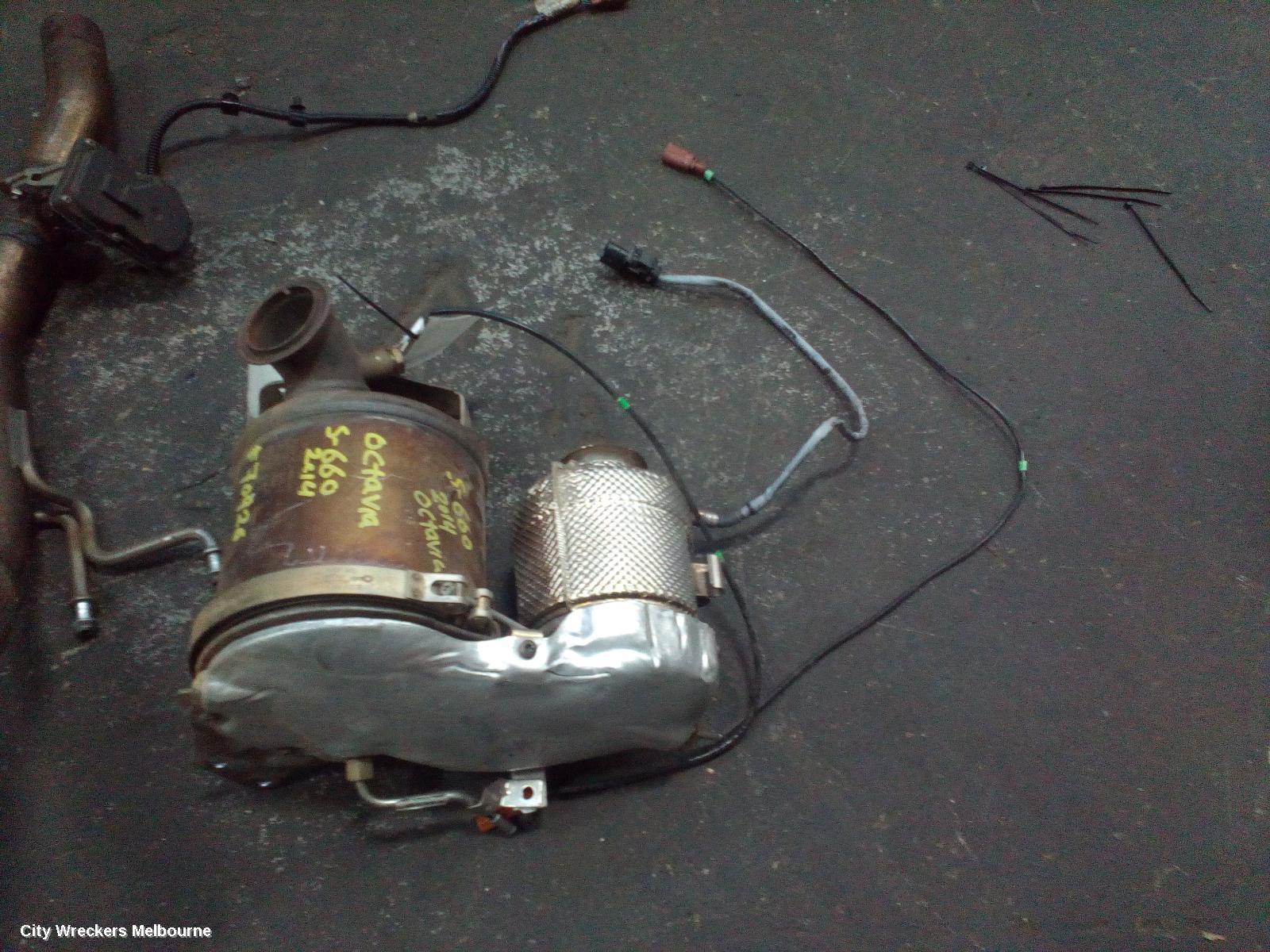 SKODA OCTAVIA PARTICULATE FILTER/DPF, DIESEL, 2.0, CKFC/CUPA CODE, NE, 11/2013 ONWARDS