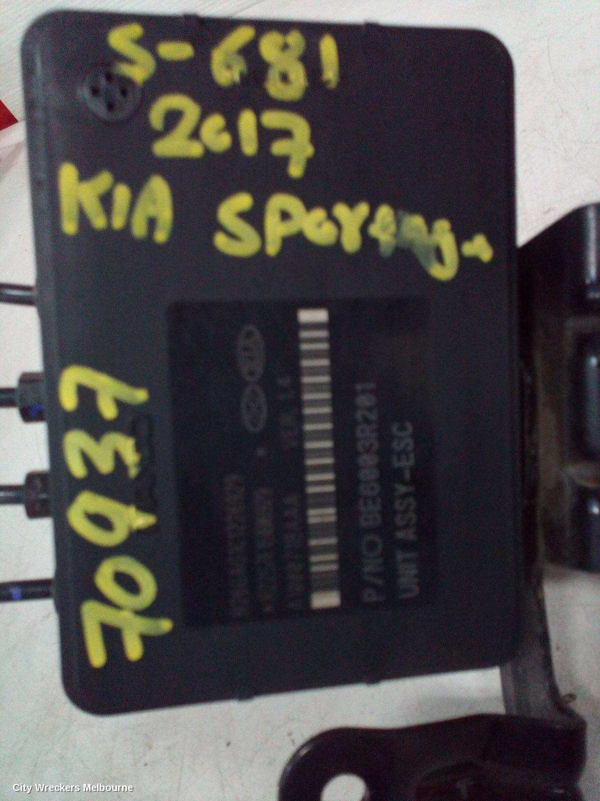KIA SPORTAGE ABS PUMP/MODULATOR, QL, P/N 58920D9910, 10/2015 ONWARDS