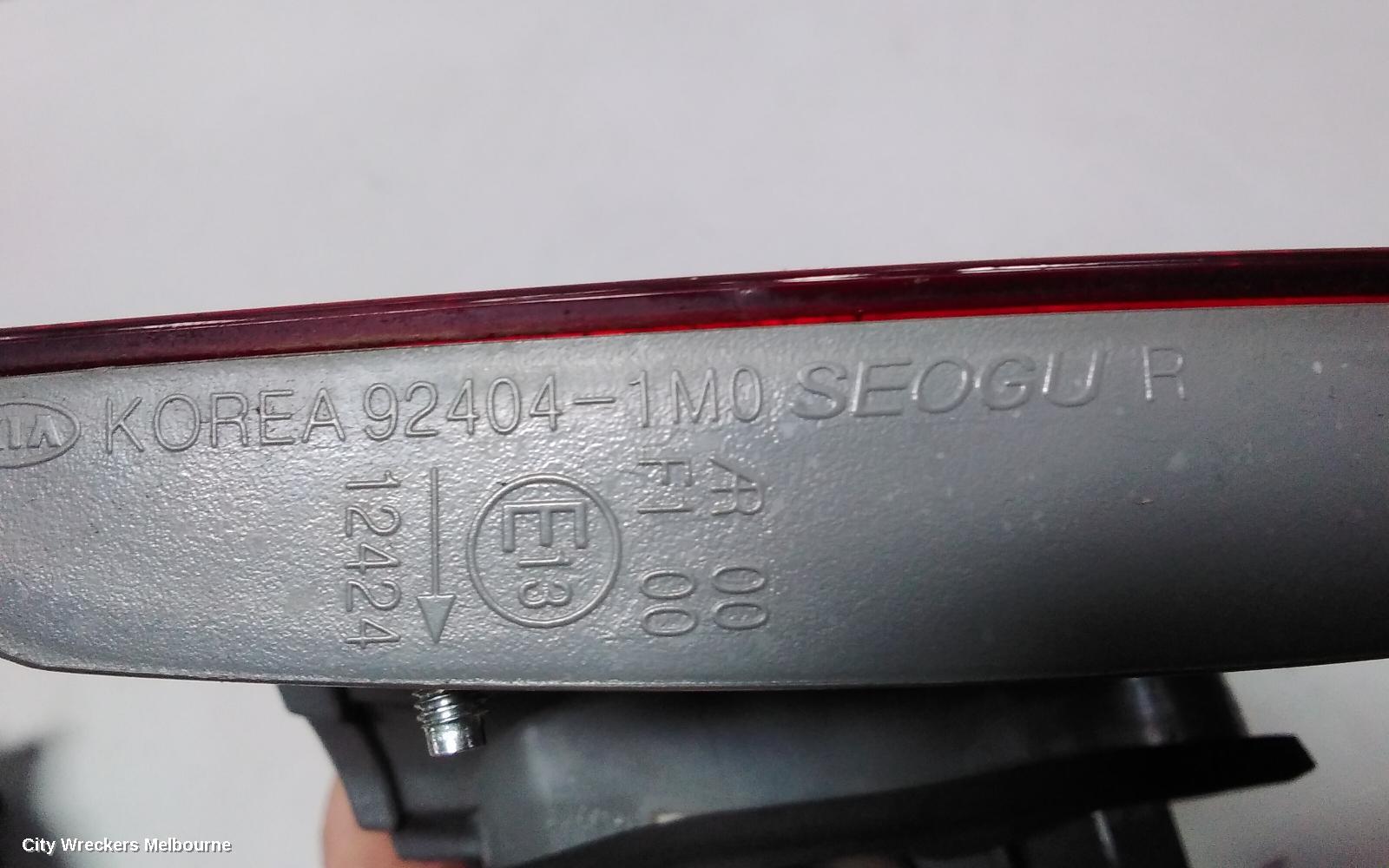 KIA CERATO REAR GARNISH, BOOTLID LAMP (RH SIDE), TD, SEDAN, 10/2008 - 03/2013