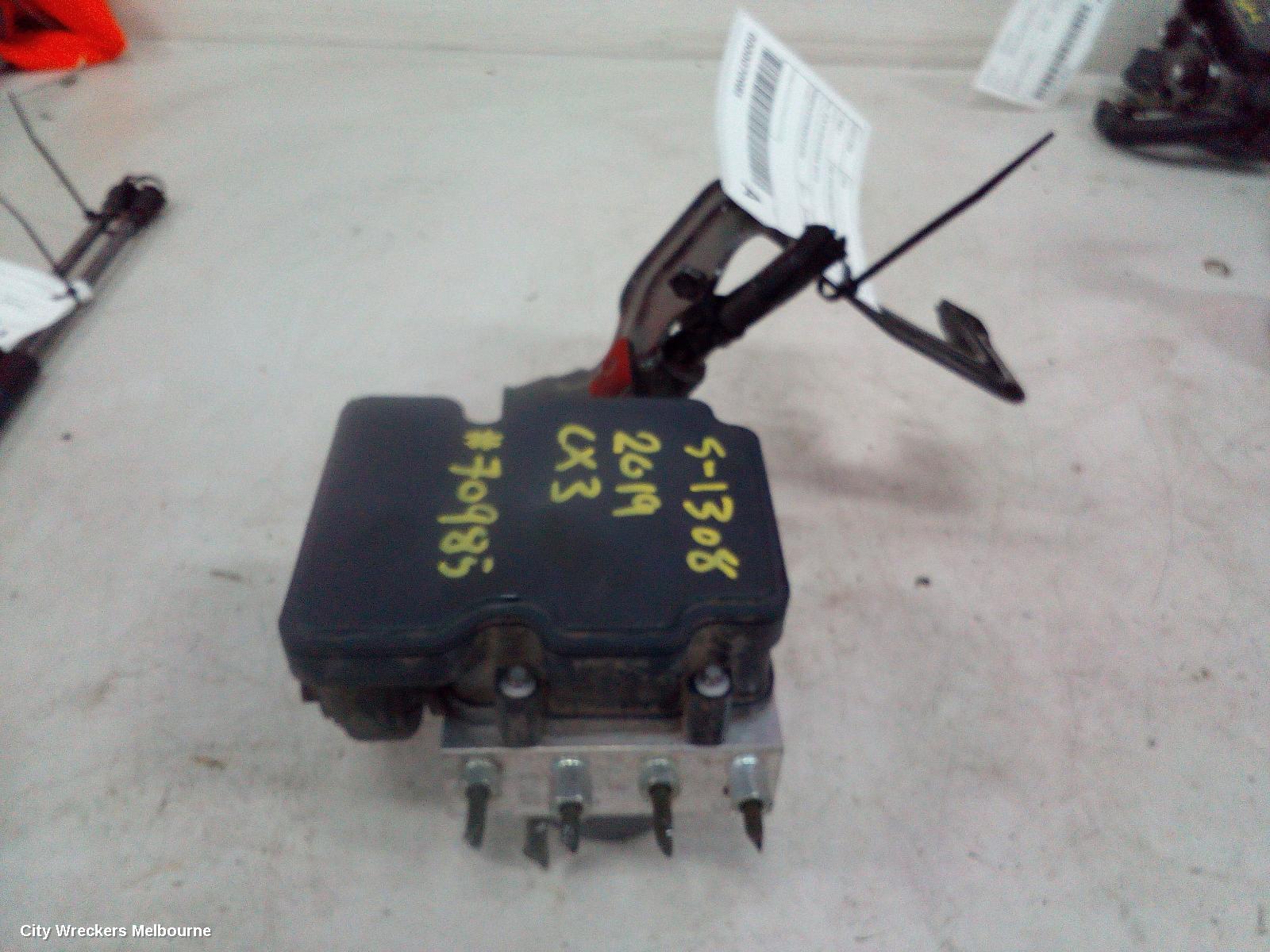MAZDA CX3 ABS PUMP/MODULATOR, DK, P/N D10K437A0A, 03/2015 ONWARDS