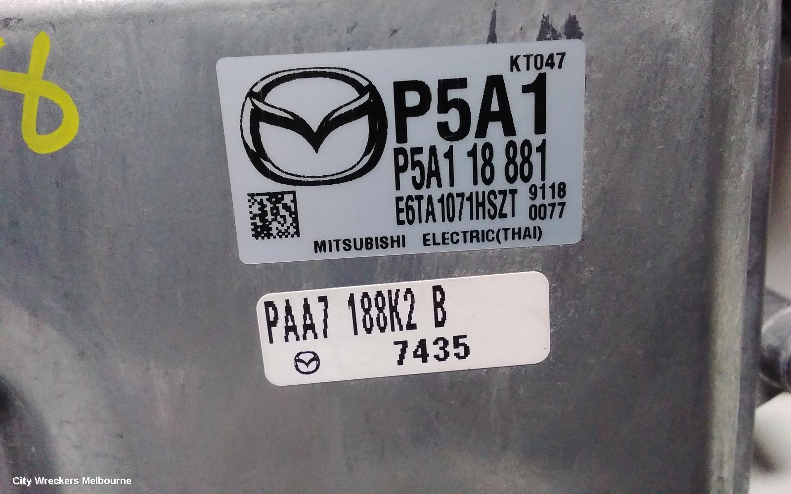 MAZDA CX3 ECU, ENGINE ECU, 2.0, PETROL, ECU ONLY, P/N PS3B18881, DK, 03/2015 ONWARDS