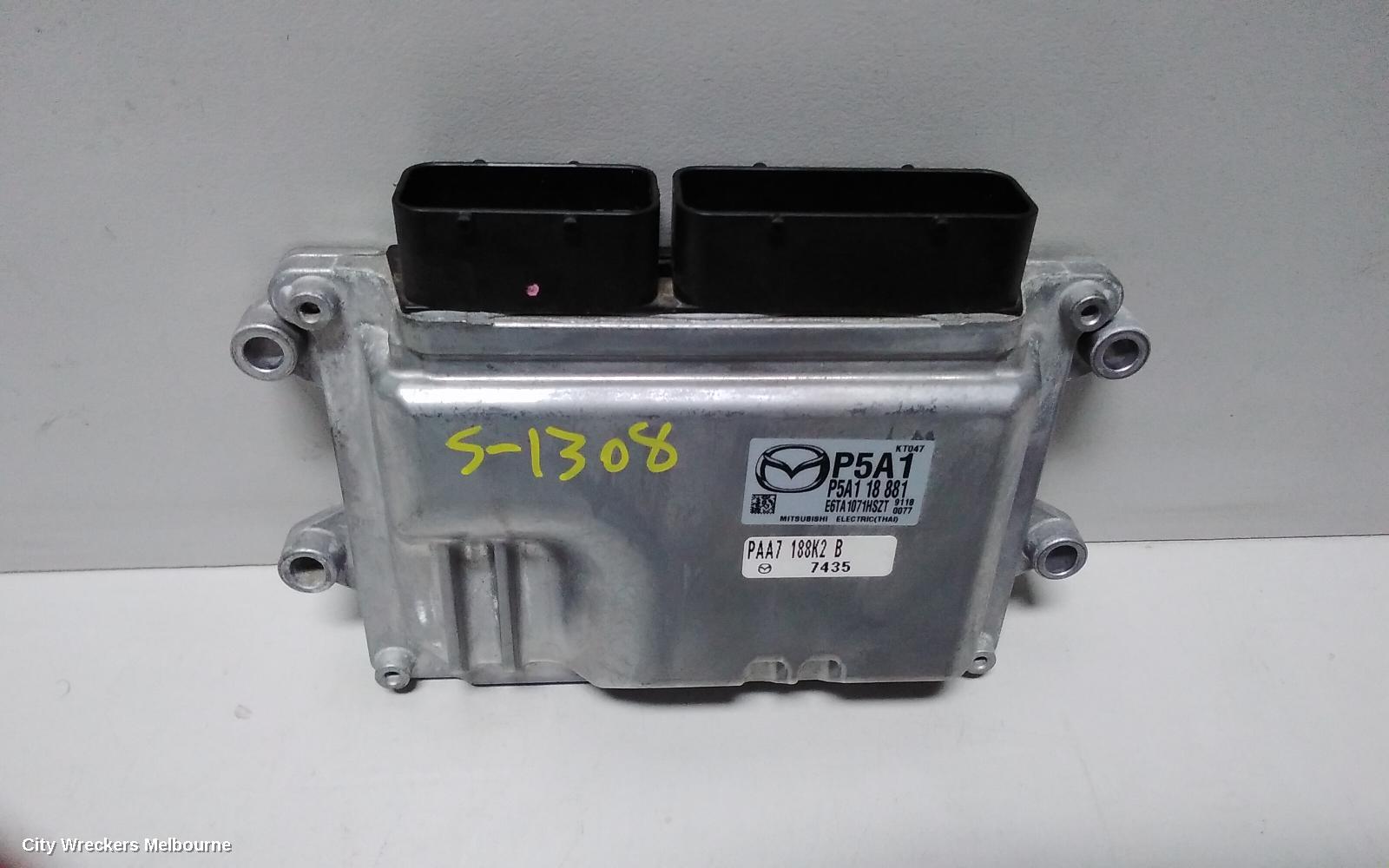 MAZDA CX3 ECU, ENGINE ECU, 2.0, PETROL, ECU ONLY, P/N PS3B18881, DK, 03/2015 ONWARDS