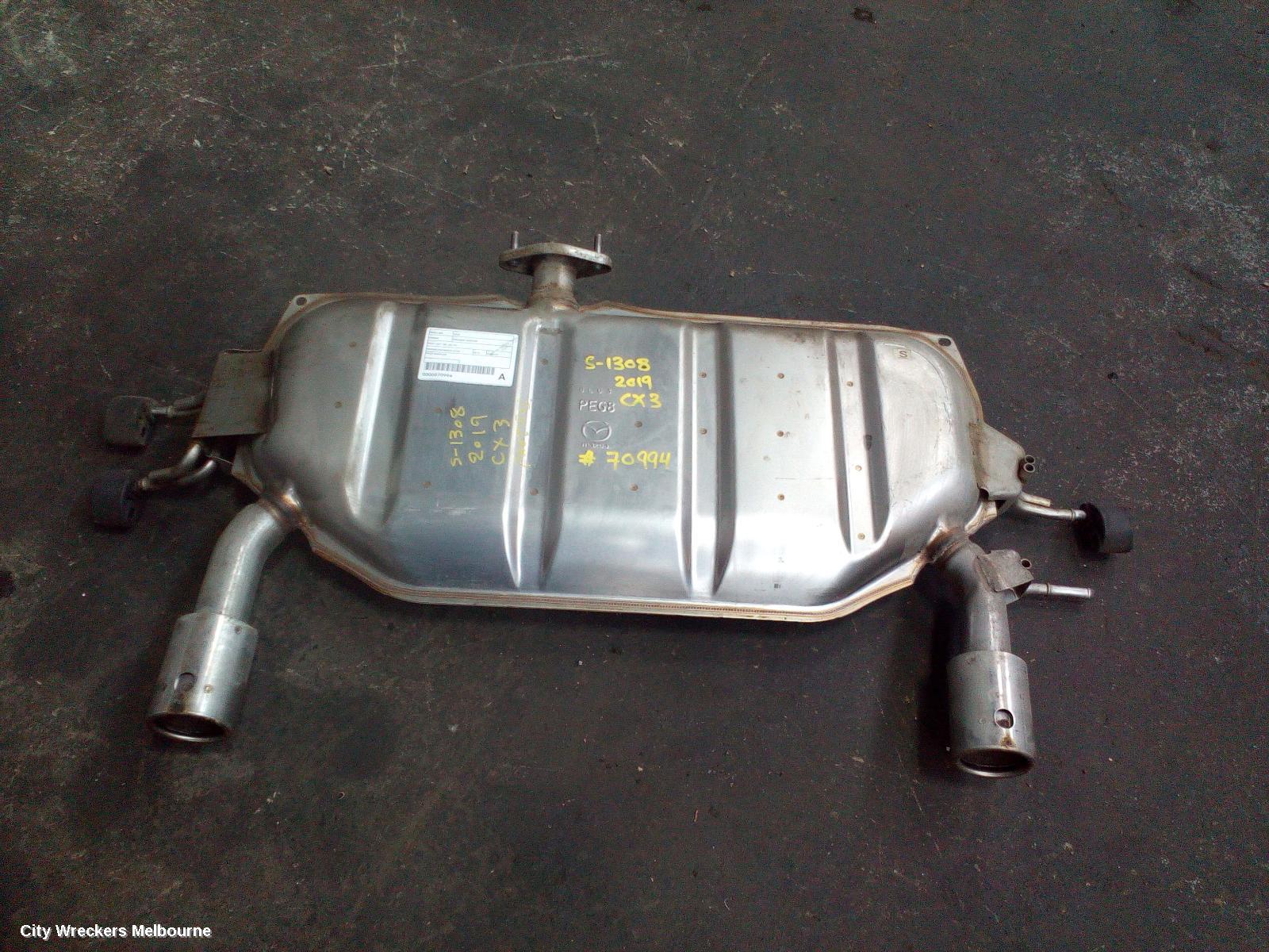 MAZDA CX3 EXHAUST SYSTEM, POST-CAT, DK, 03/2015 ONWARDS