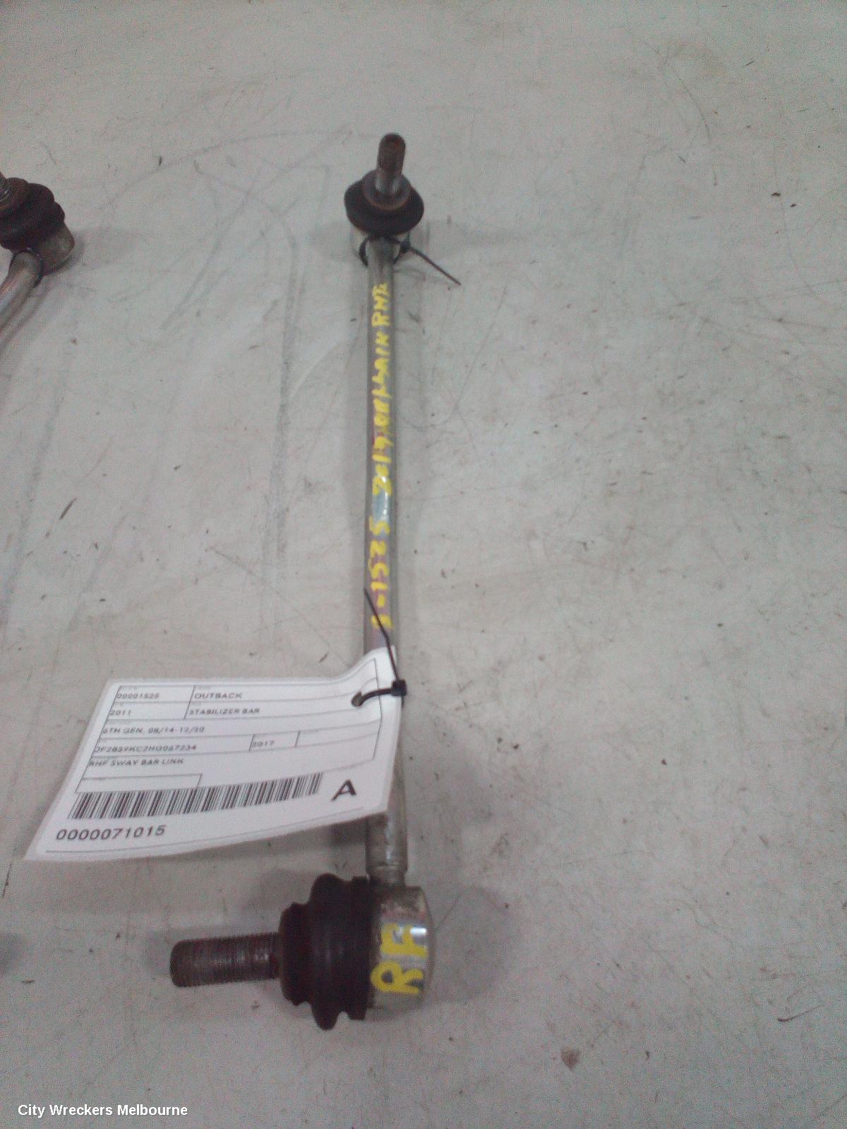 SUBARU OUTBACK STABILISER BAR, 6TH GEN, 08/2014 - 12/2020