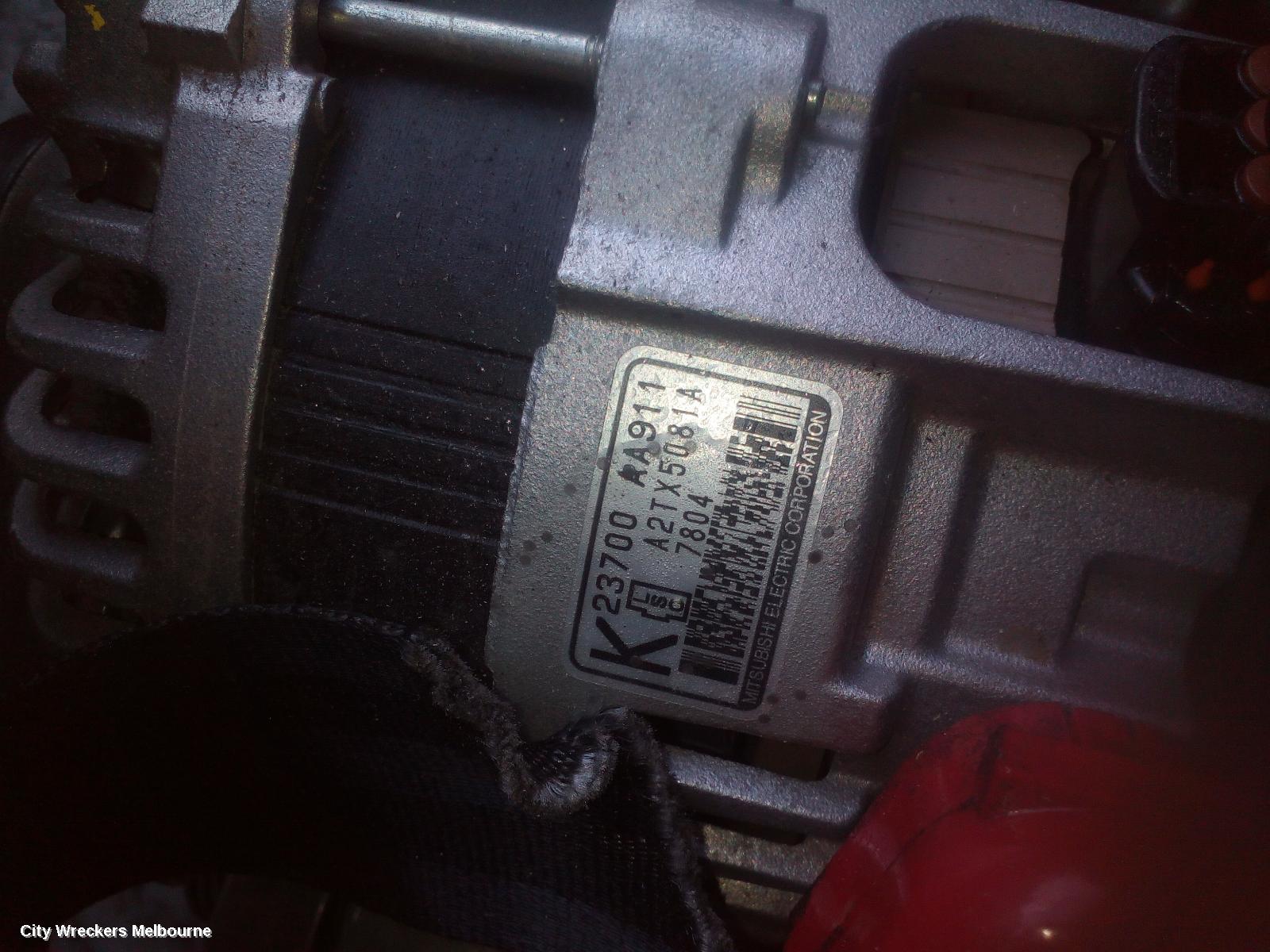 SUBARU OUTBACK ALTERNATOR, PETROL, 2.5, FB25, P/N 23700AA911, 6TH GEN, 08/2014 - 12/2020