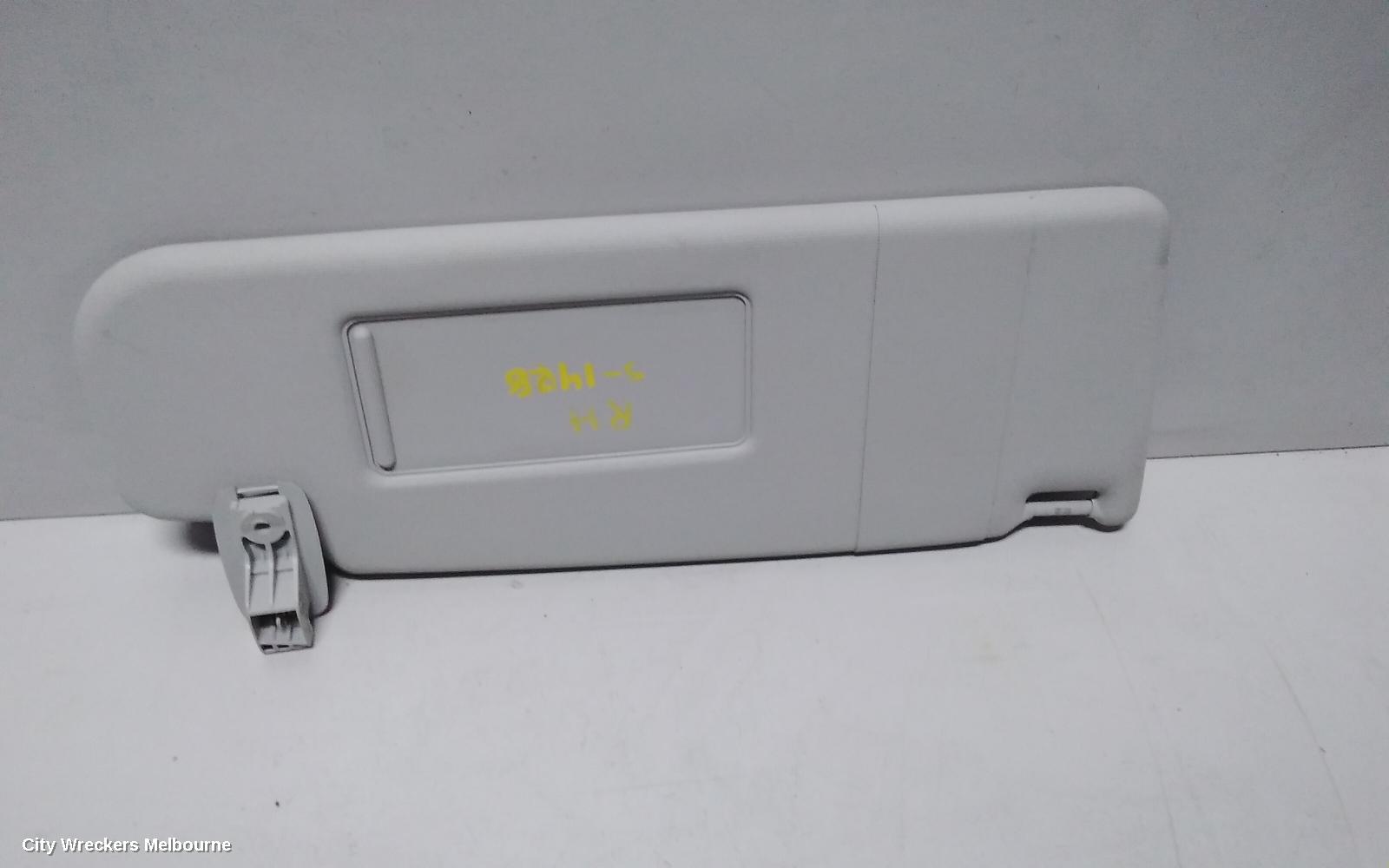 VOLKSWAGEN JETTA SUNVISOR, 1KM, RH SIDE, 02/2006 - 07/2011