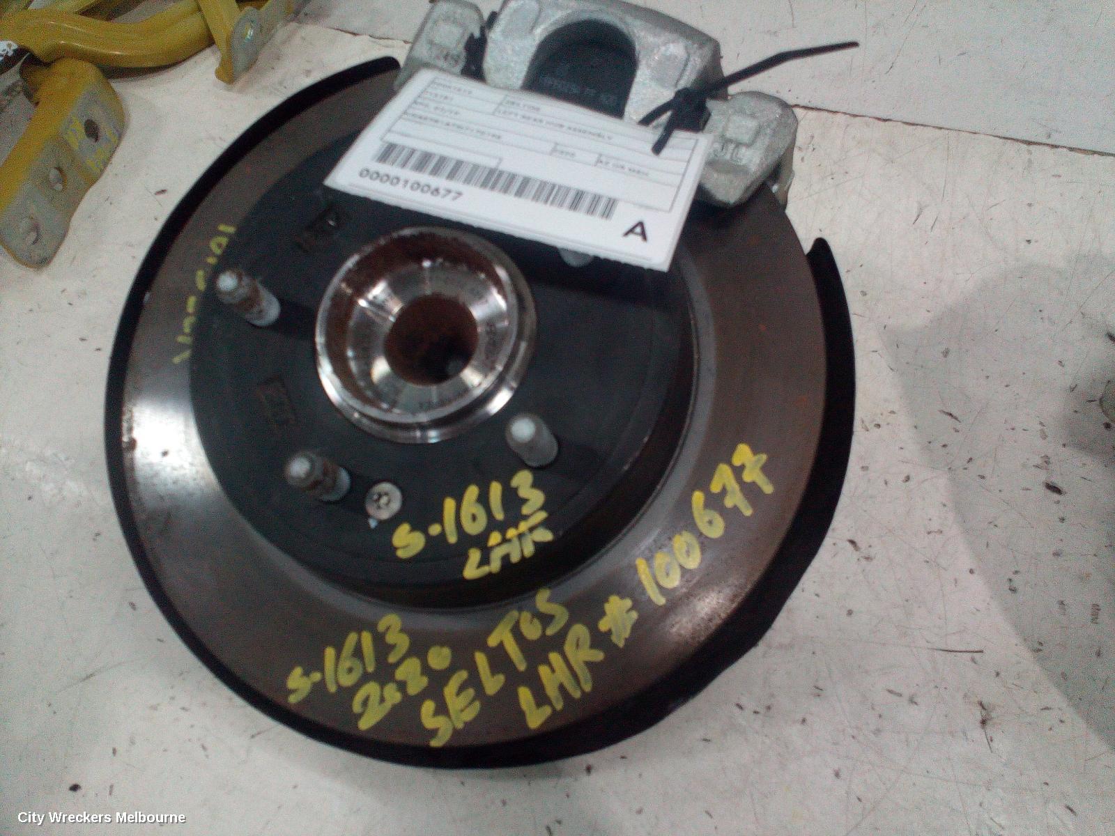 KIA SELTOS LEFT REAR HUB ASSEMBLY, SP2, FWD, 07/2019 ONWARDS