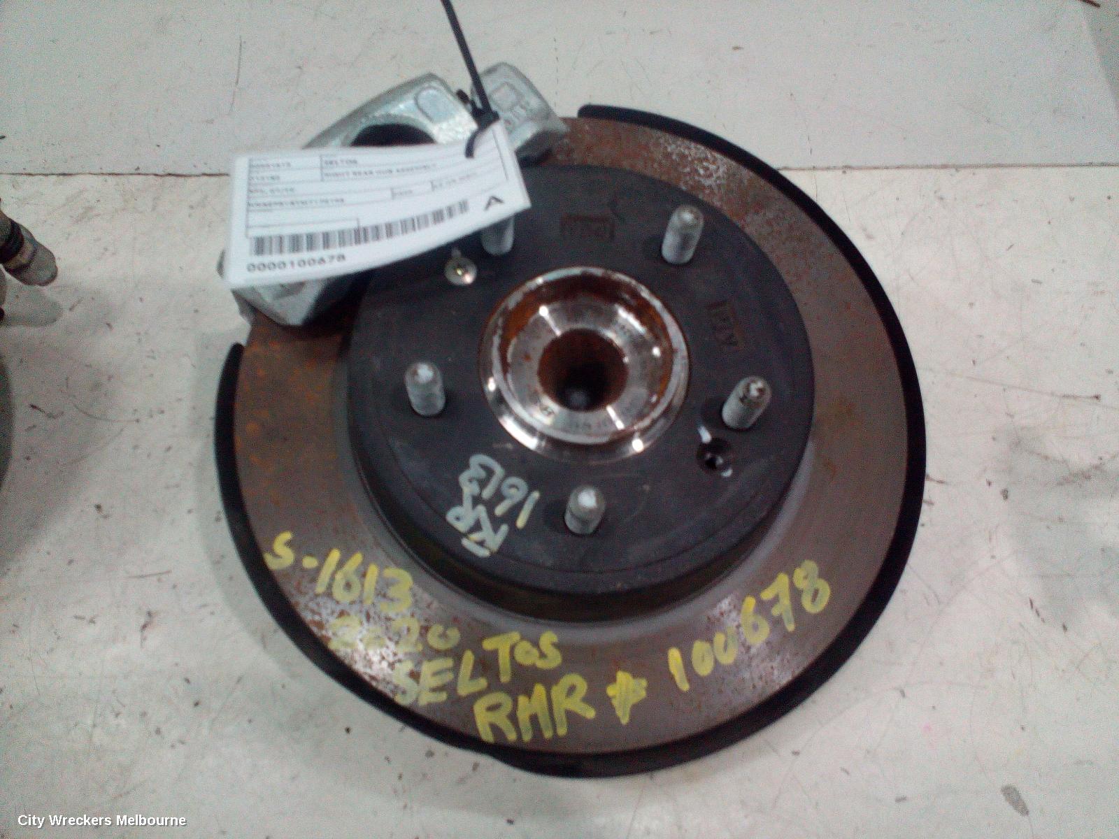 KIA SELTOS RIGHT REAR HUB ASSEMBLY, SP2, FWD, 07/2019 ONWARDS