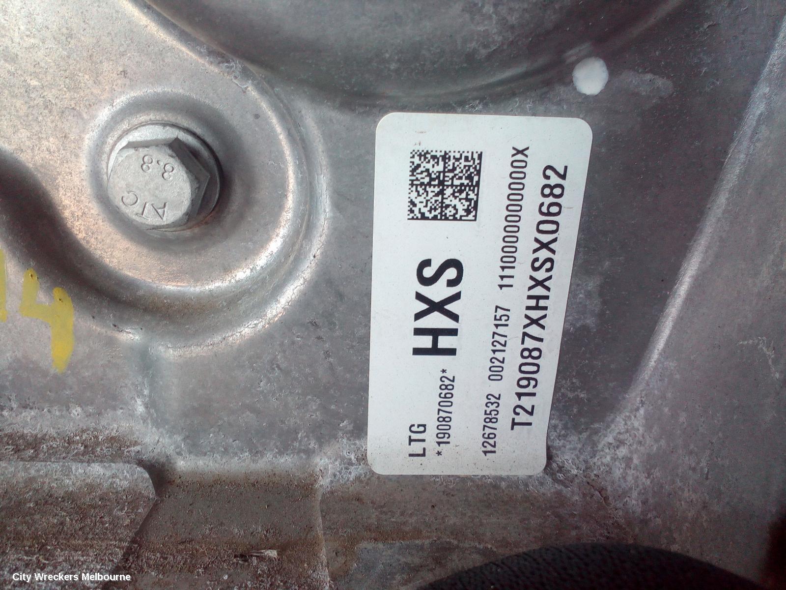 HOLDEN COMMODORE ENGINE, PETROL, 2.0, B20NFT, TURBO, ZB, 10/2017 - 12/2020
