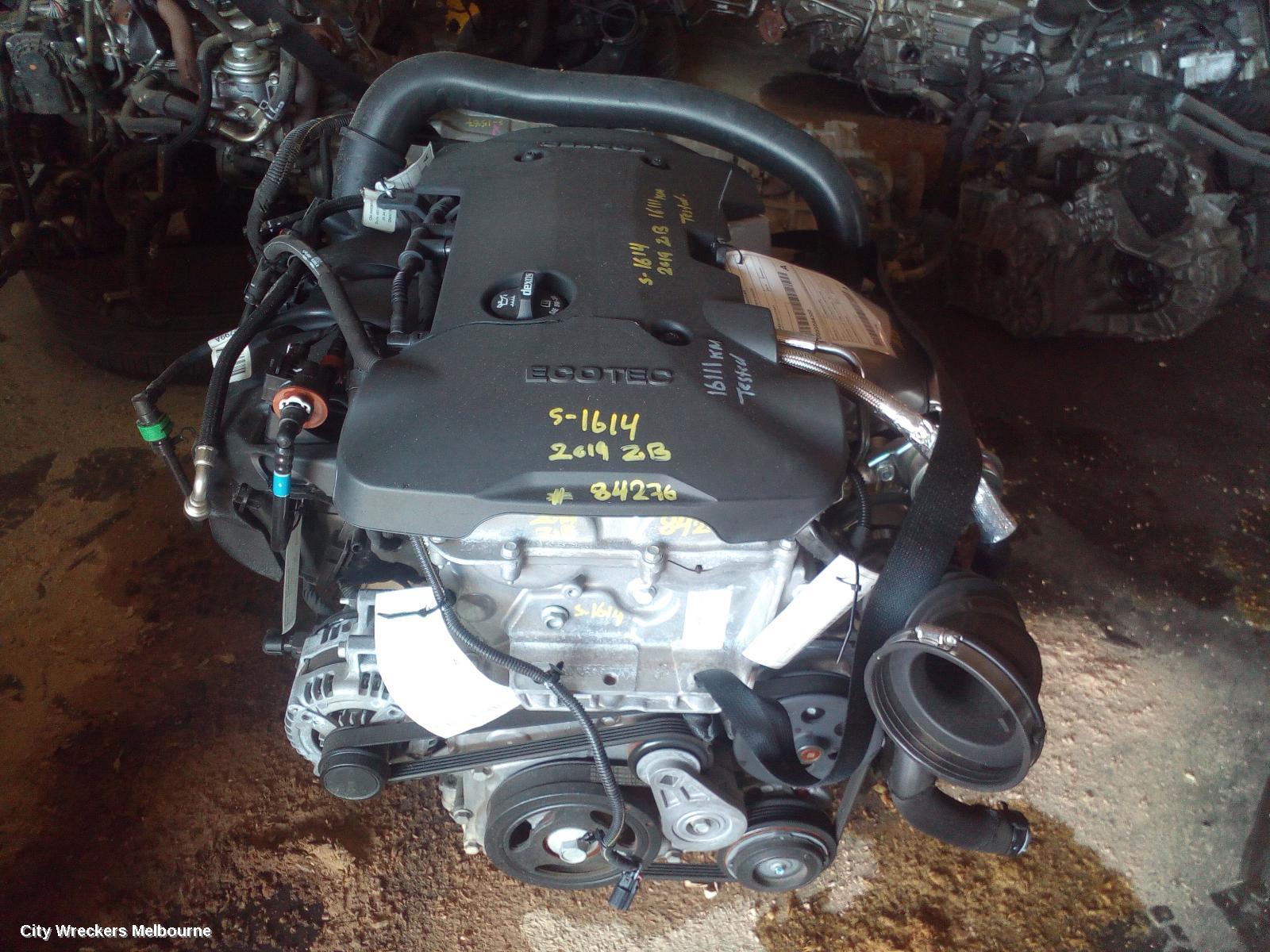 HOLDEN COMMODORE ENGINE, PETROL, 2.0, B20NFT, TURBO, ZB, 10/2017 - 12/2020