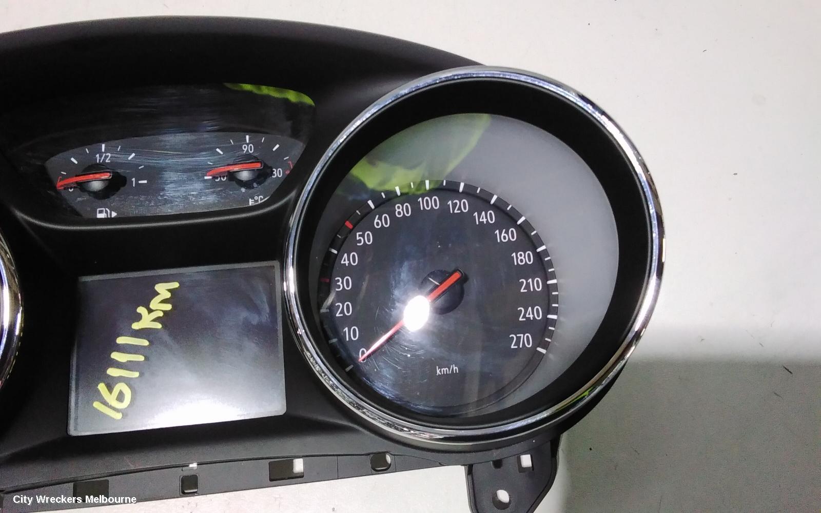 HOLDEN COMMODORE INSTRUMENT CLUSTER, INSTRUMENT CLUSTER, AUTO T/M, PETROL, ZB, 10/2017 - 12/2020