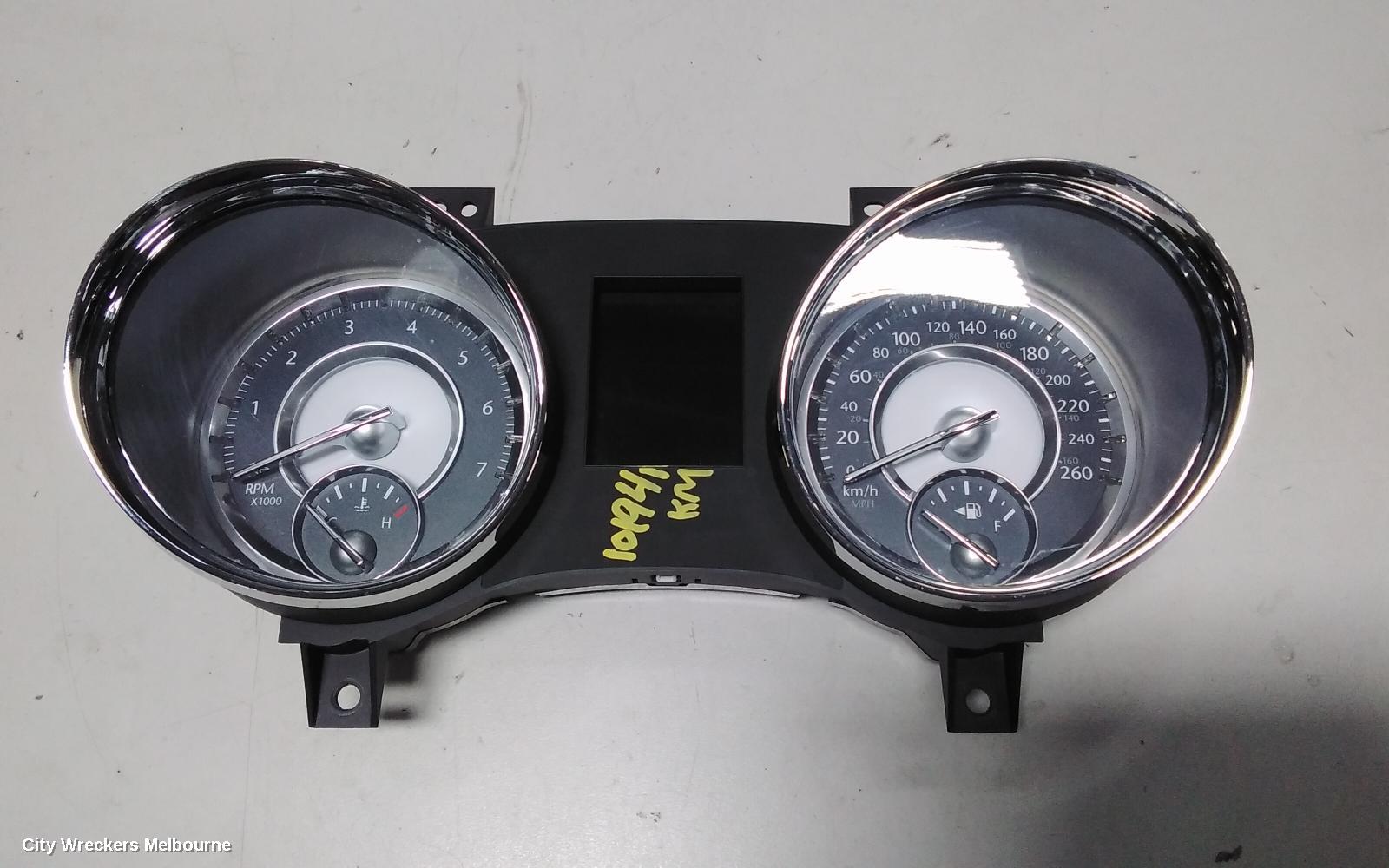 CHRYSLER 300C INSTRUMENT CLUSTER, PETROL, 3.6, LX, 07/2012 ONWARDS