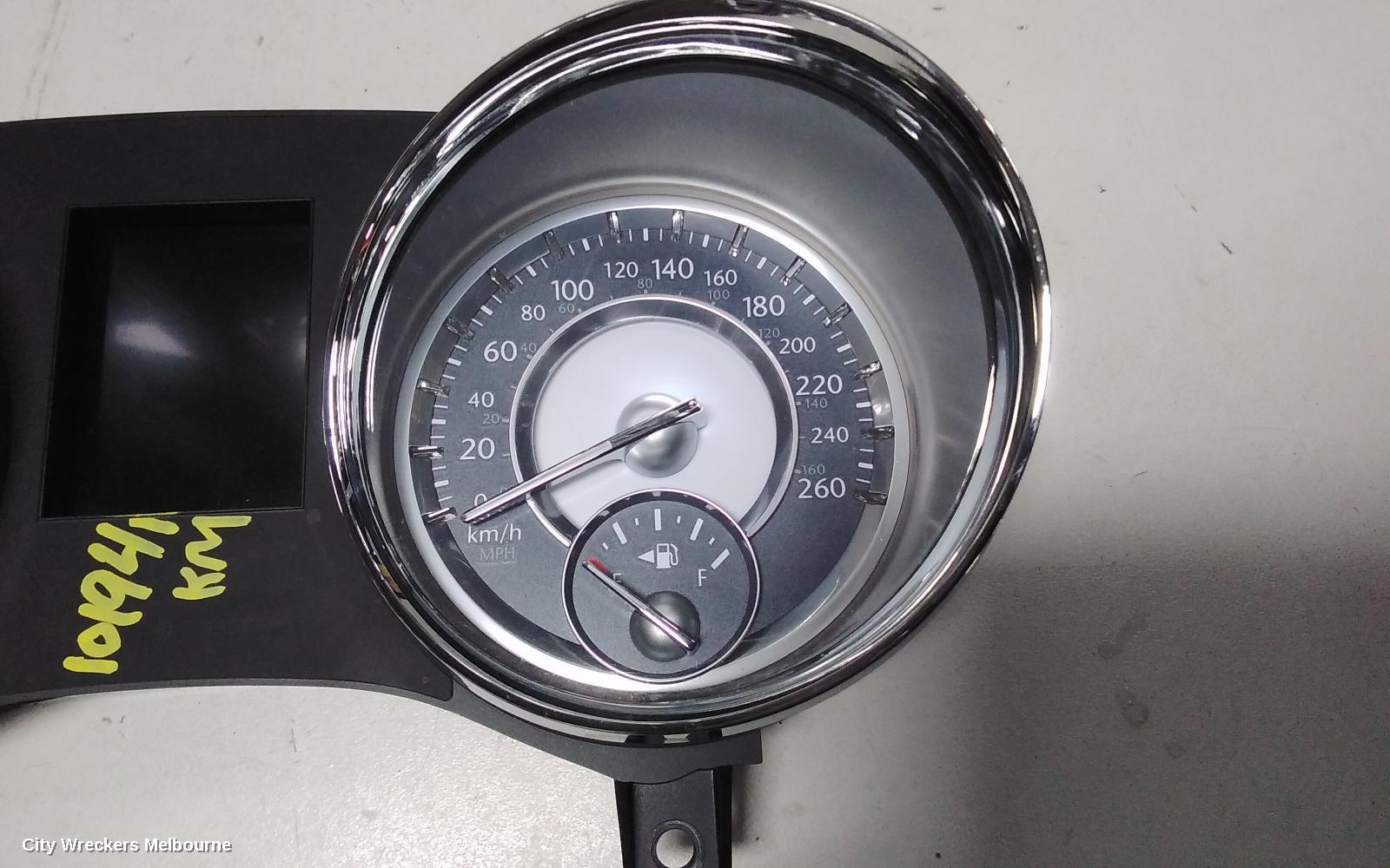 CHRYSLER 300C INSTRUMENT CLUSTER, PETROL, 3.6, LX, 07/2012 ONWARDS