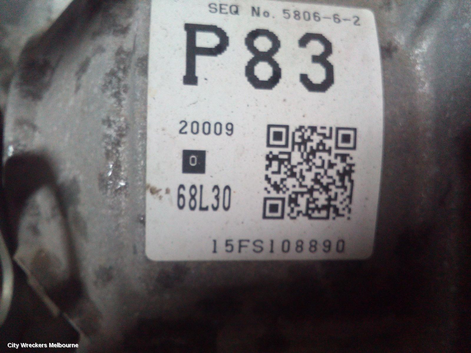 SUZUKI SWIFT TRANS/GEARBOX, AUTO, FWD, PETROL, 1.4, K14B, 4 SPEED, FZ, 08/2010 - 03/2017
