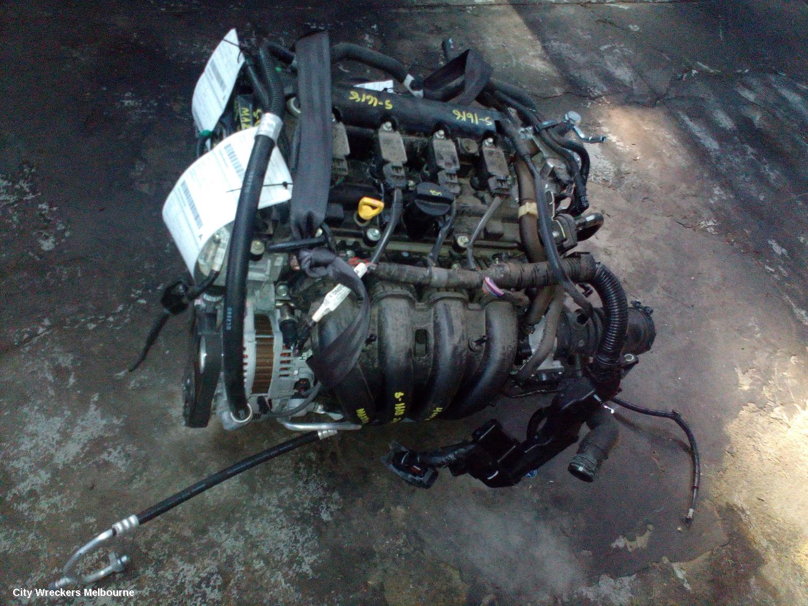MAZDA 2 ENGINE, PETROL, 1.5, V-P5, NON ELEC CAM ACTUATOR TYPE, DJ/DL, 09/2014 ONWARDS