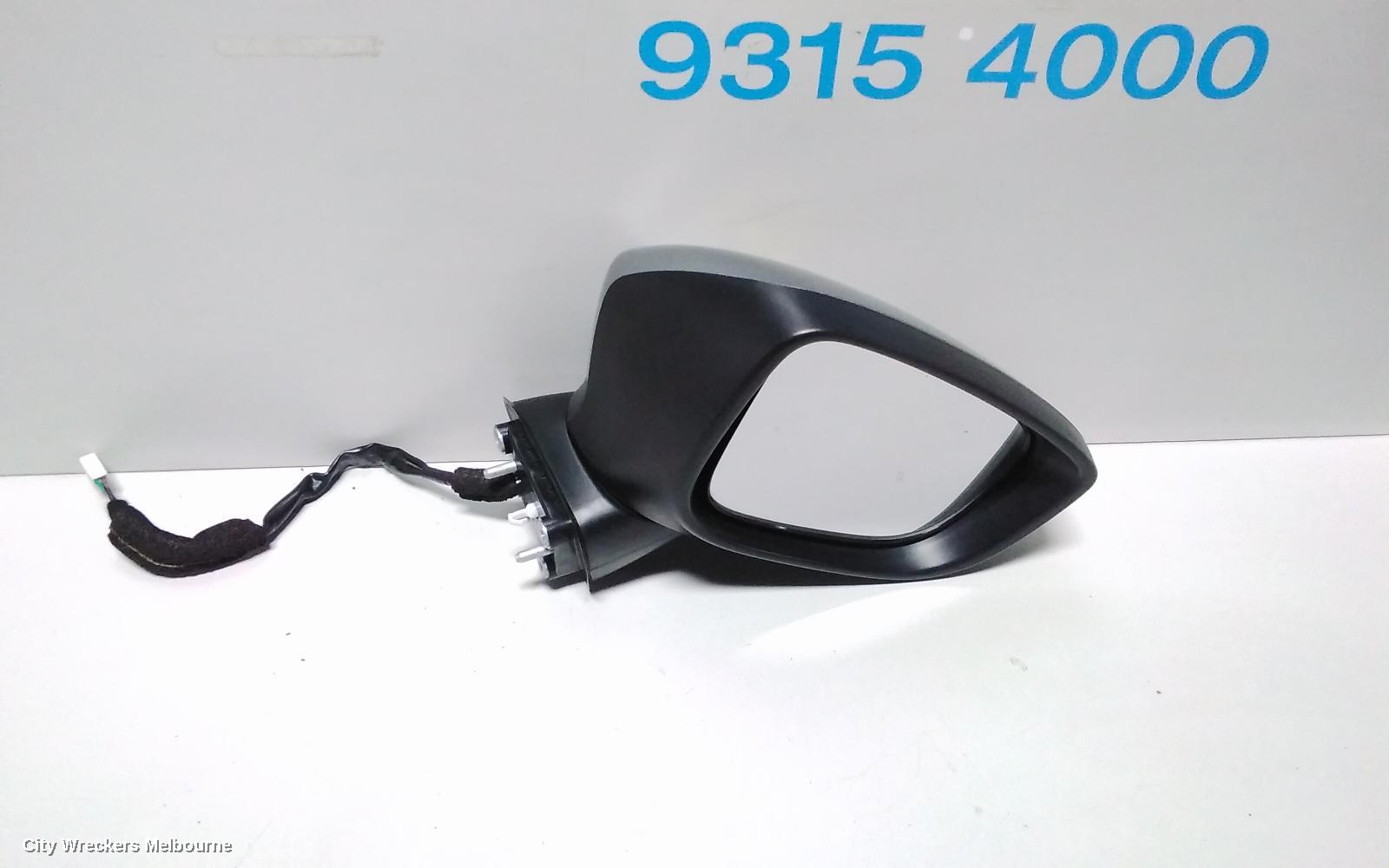 MAZDA 2 RIGHT DOOR MIRROR, DJ/DL, HATCH/SEDAN, W/ SIDE FLASHER, MANUAL FOLD, NON BLIND SPOT TYPE, COLOUR CODED, 01/2017 - 10/2019