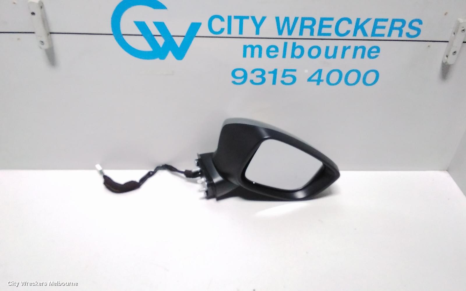MAZDA 2 RIGHT DOOR MIRROR, DJ/DL, HATCH/SEDAN, W/ SIDE FLASHER, MANUAL FOLD, NON BLIND SPOT TYPE, COLOUR CODED, 01/2017 - 10/2019
