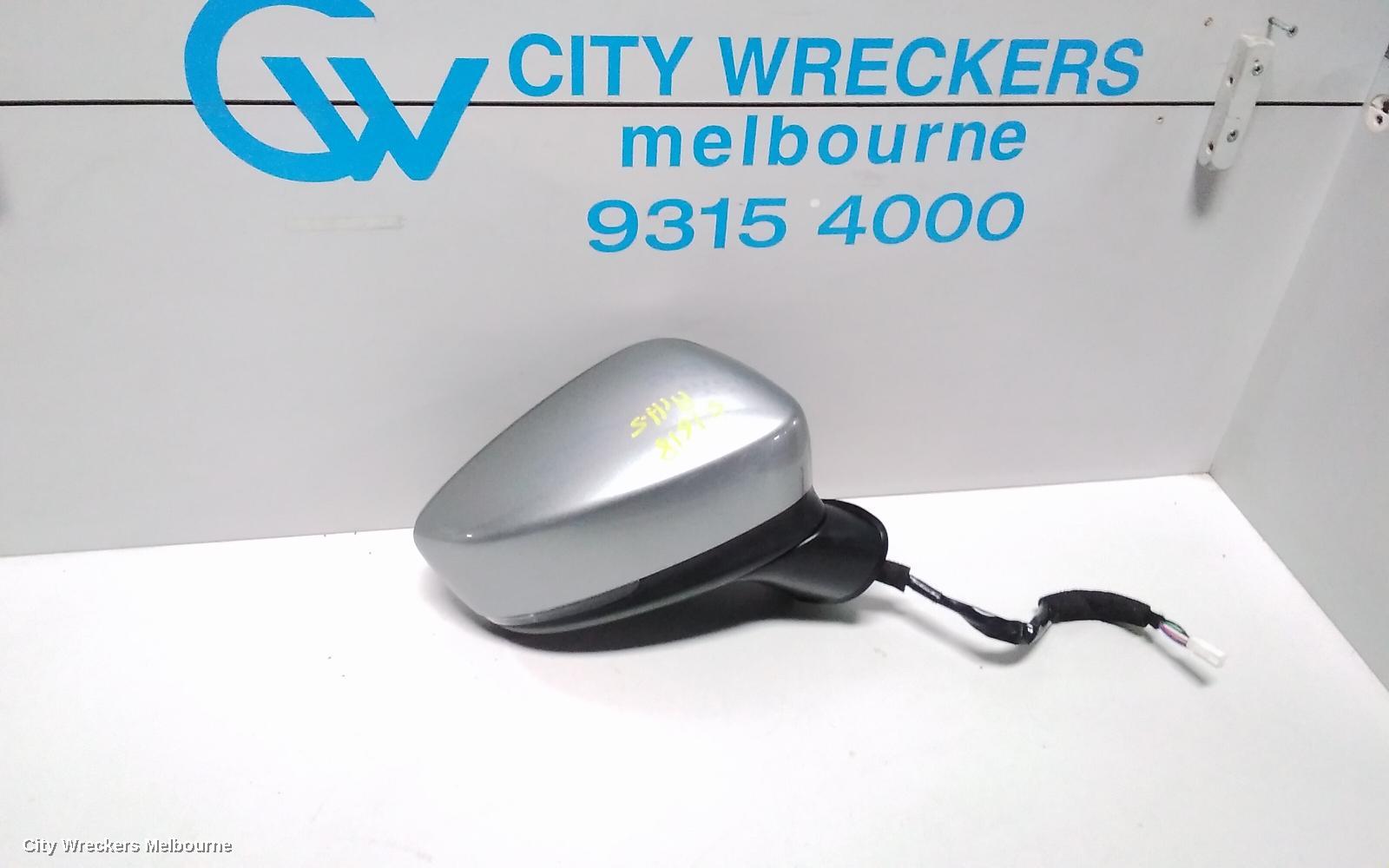 MAZDA 2 RIGHT DOOR MIRROR, DJ/DL, HATCH/SEDAN, W/ SIDE FLASHER, MANUAL FOLD, NON BLIND SPOT TYPE, COLOUR CODED, 01/2017 - 10/2019
