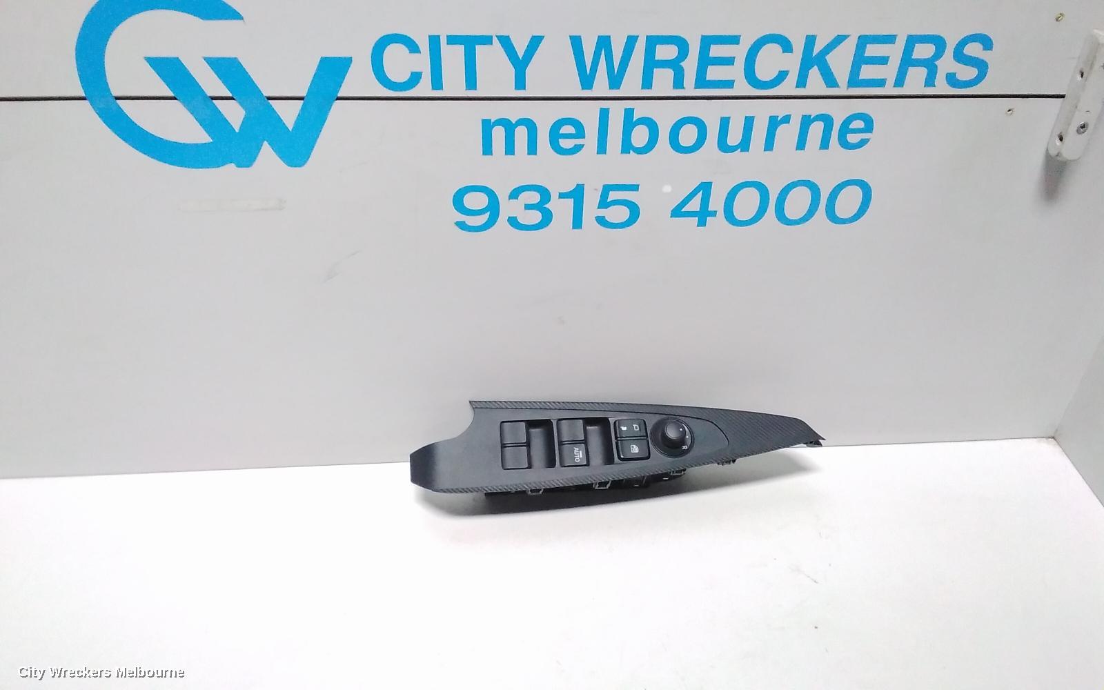 MAZDA 2 PWR DR WIND SWITCH, RH FRONT (MASTER SWITCH), NON AUTO FOLD TYPE, DJ/DL, 02/2017 ONWARDS
