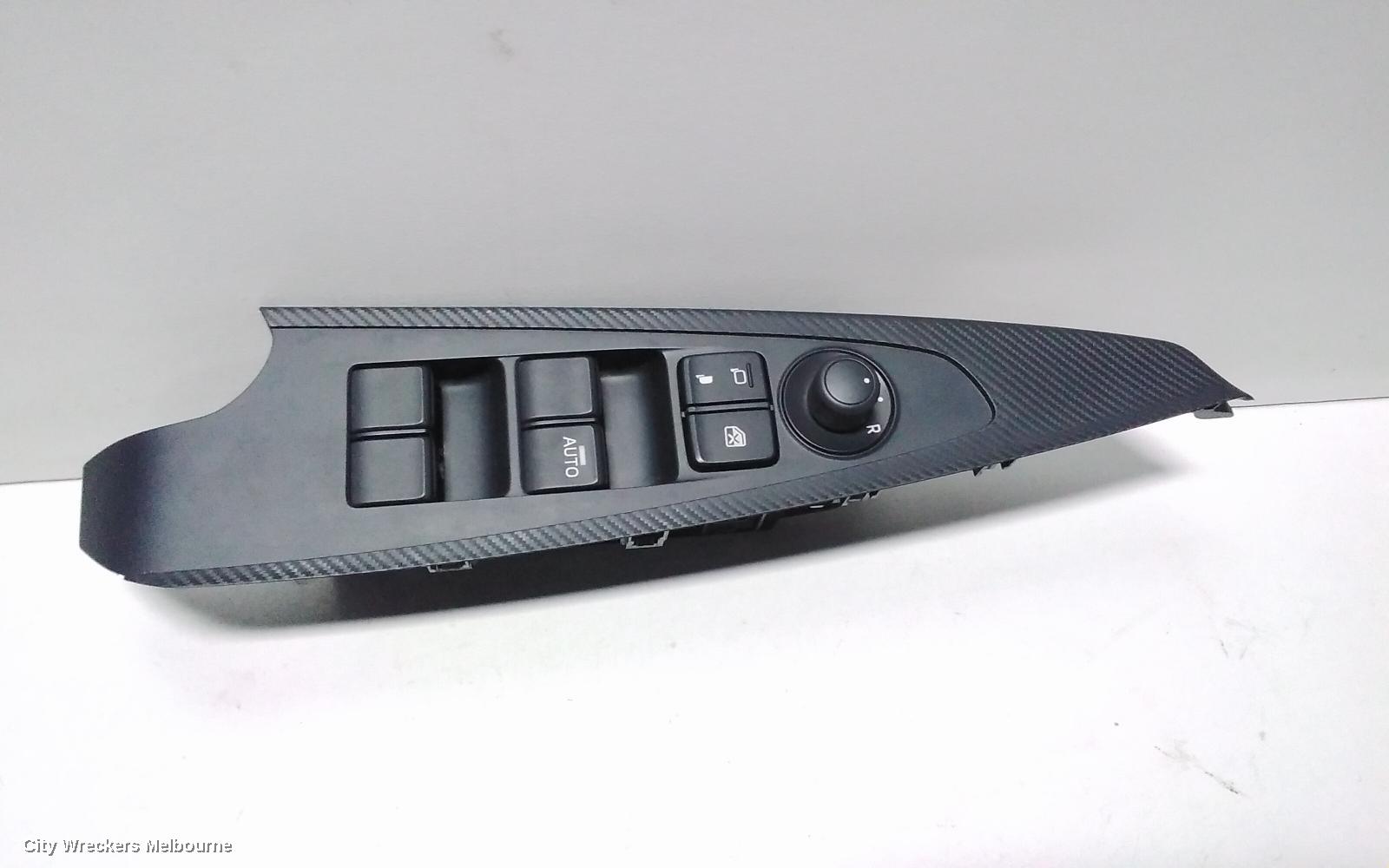MAZDA 2 PWR DR WIND SWITCH, RH FRONT (MASTER SWITCH), NON AUTO FOLD TYPE, DJ/DL, 02/2017 ONWARDS