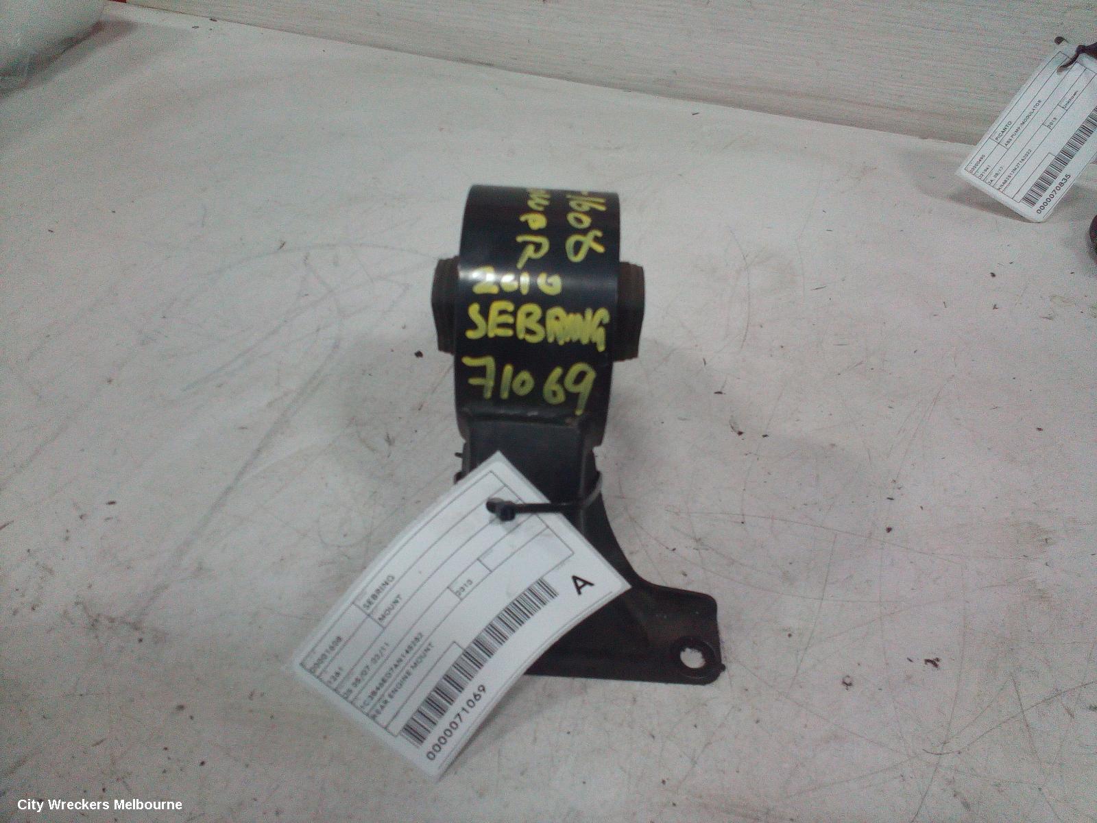 CHRYSLER SEBRING MOUNT, JS, 05/2007 - 02/2011