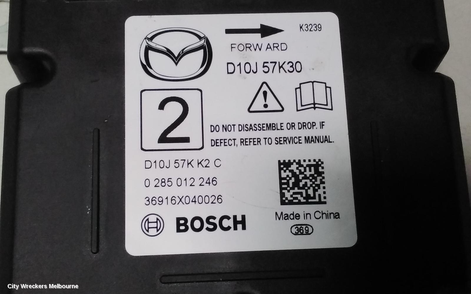 MAZDA CX3 AIRBAG MODULE/SENSOR, MODULE, DK, 03/2015 ONWARDS