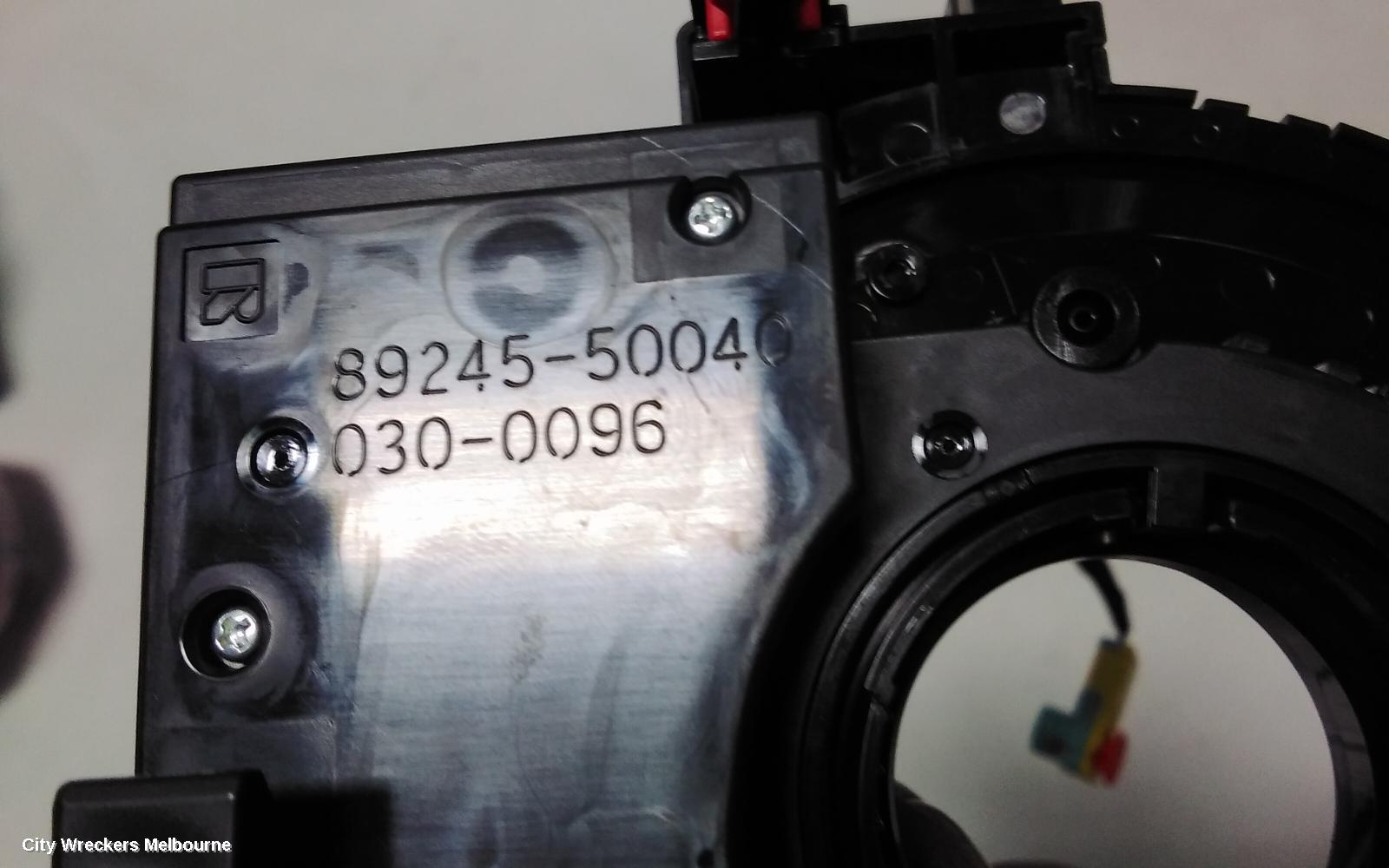 TOYOTA COROLLA AIRBAG MODULE/SENSOR, CLOCKSPRING, E210, 07/2018 ONWARDS