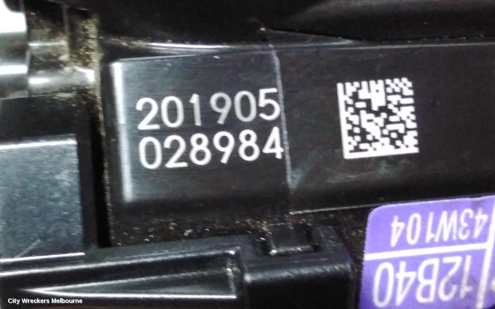 TOYOTA COROLLA COMBINATION SWITCH, WIPER SWITCH, E210, HATCH, 07/2018 ONWARDS