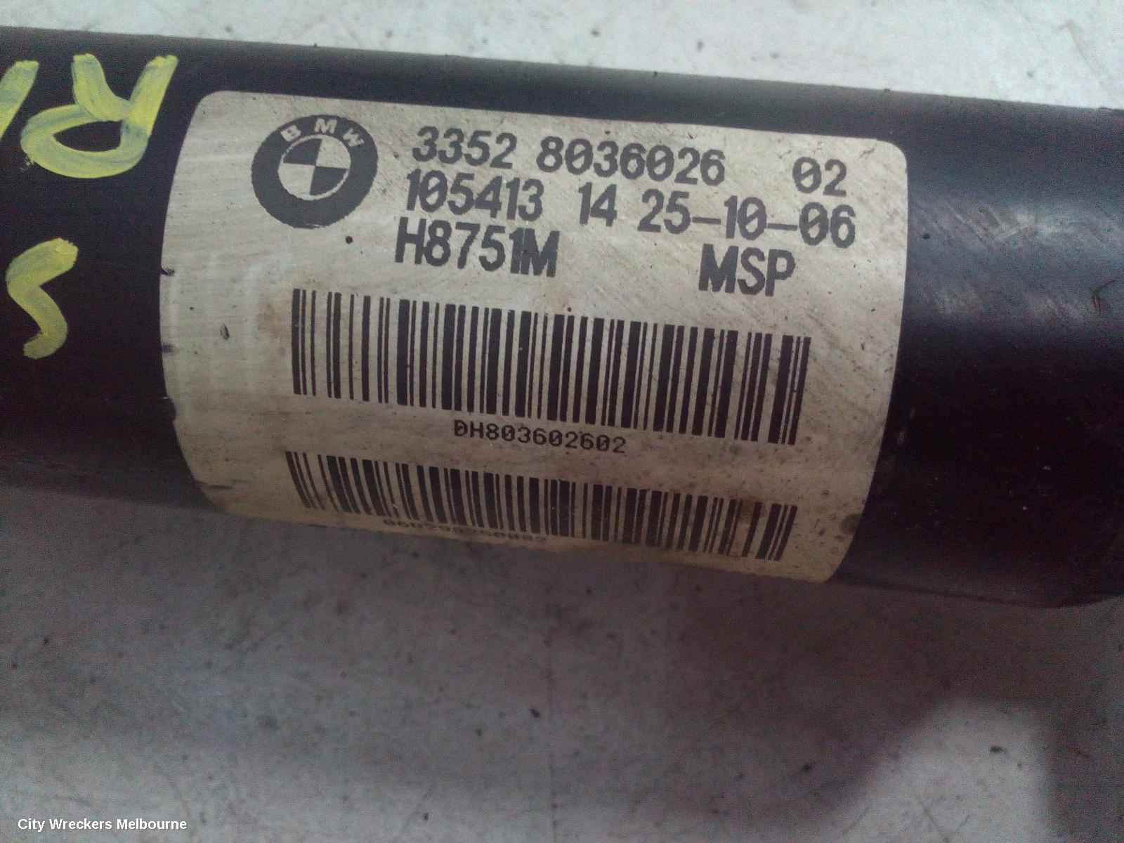 BMW 3 SERIES RIGHT REAR STRUT, ***USE SHOCK ABSORBER PART TYPE***