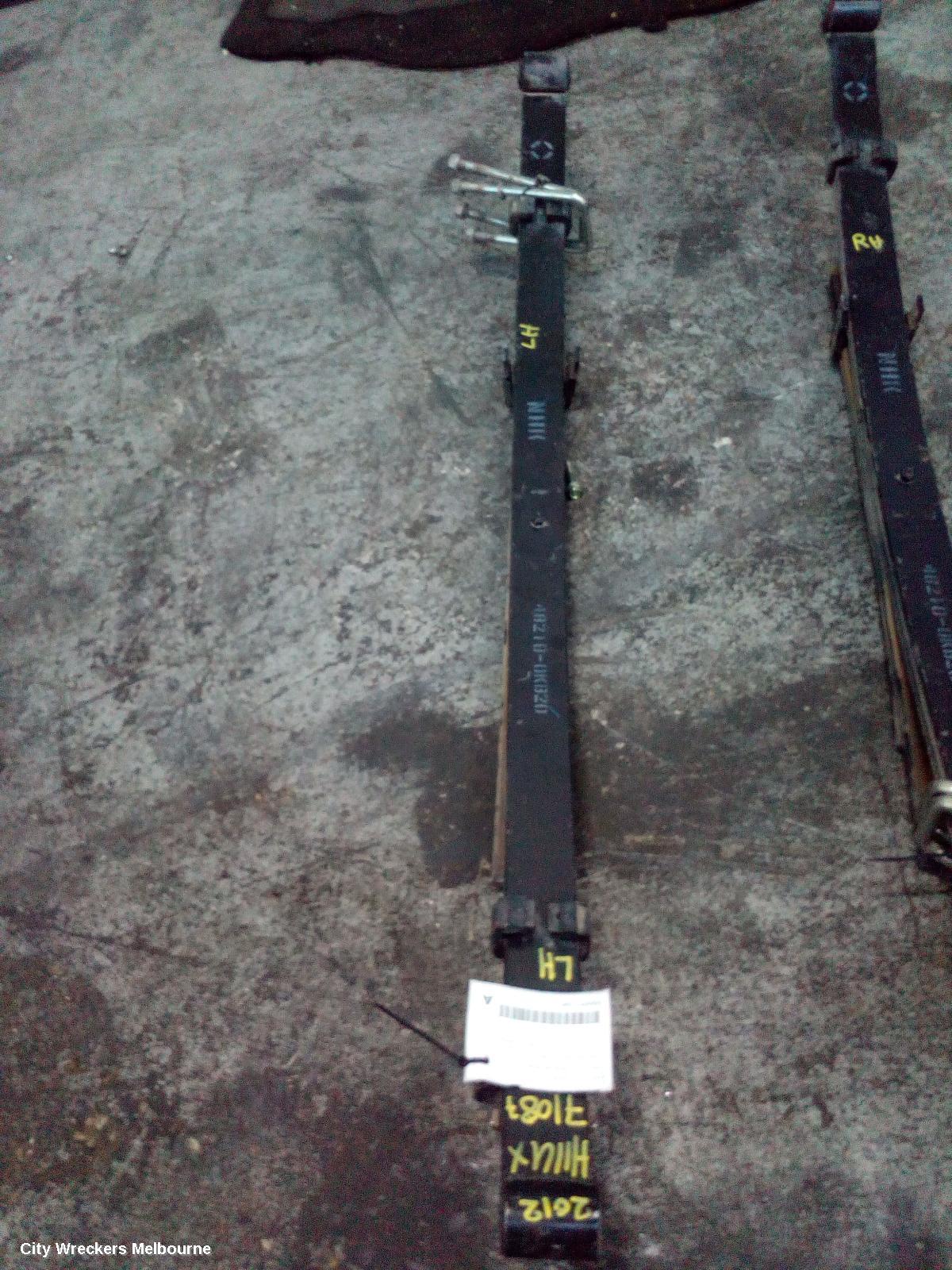 TOYOTA HILUX REAR LEAF SPRING, LH SIDE, 4WD TYPE, 03/2005 - 08/2015
