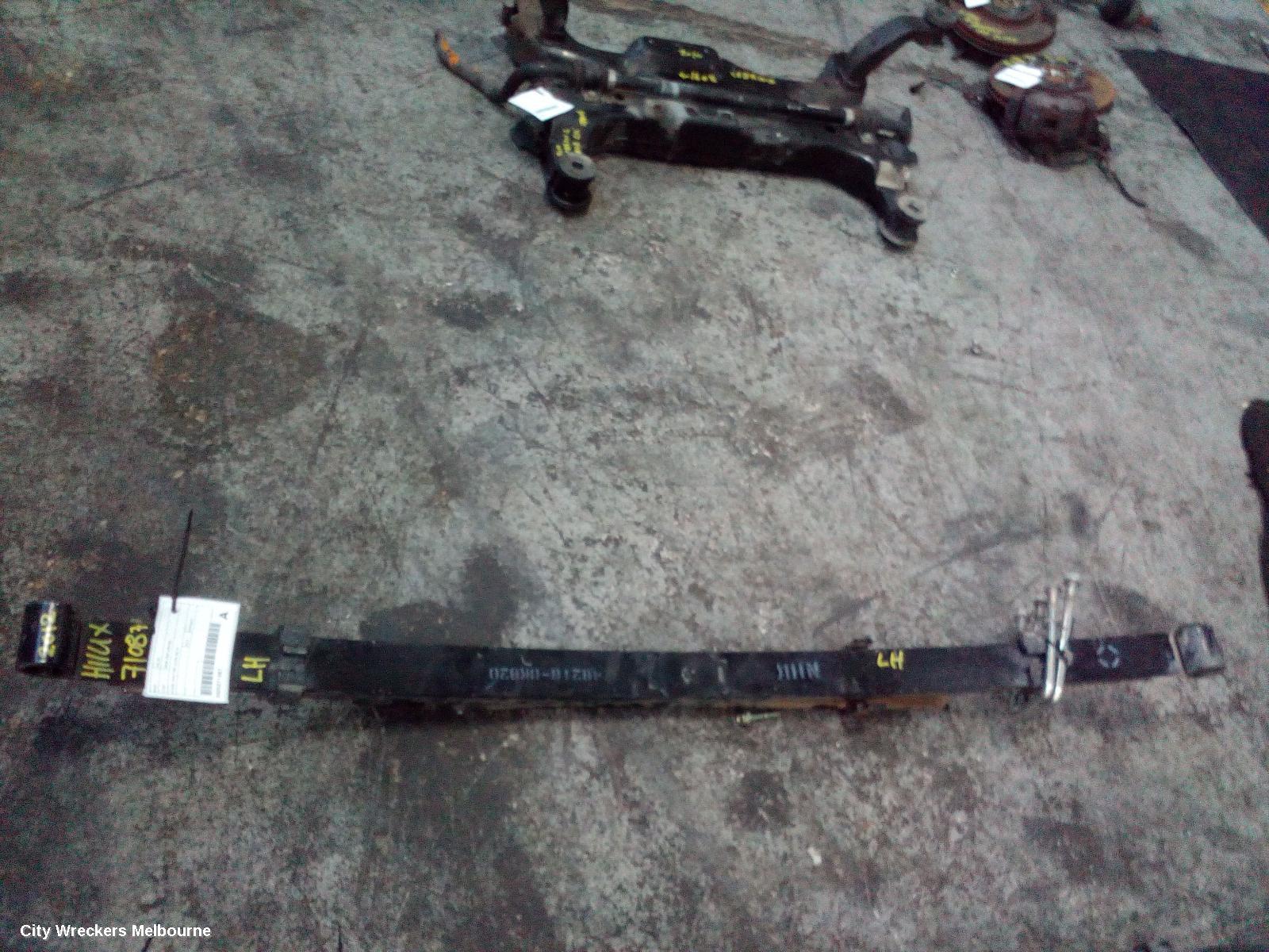 TOYOTA HILUX REAR LEAF SPRING, LH SIDE, 4WD TYPE, 03/2005 - 08/2015